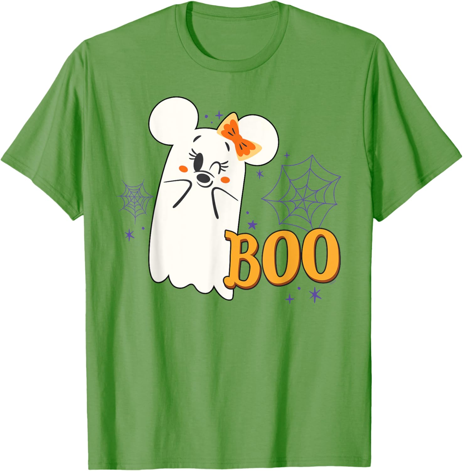 Adorable Disney Minnie Mouse Ghost Halloween T-Shirt for Kids - 16