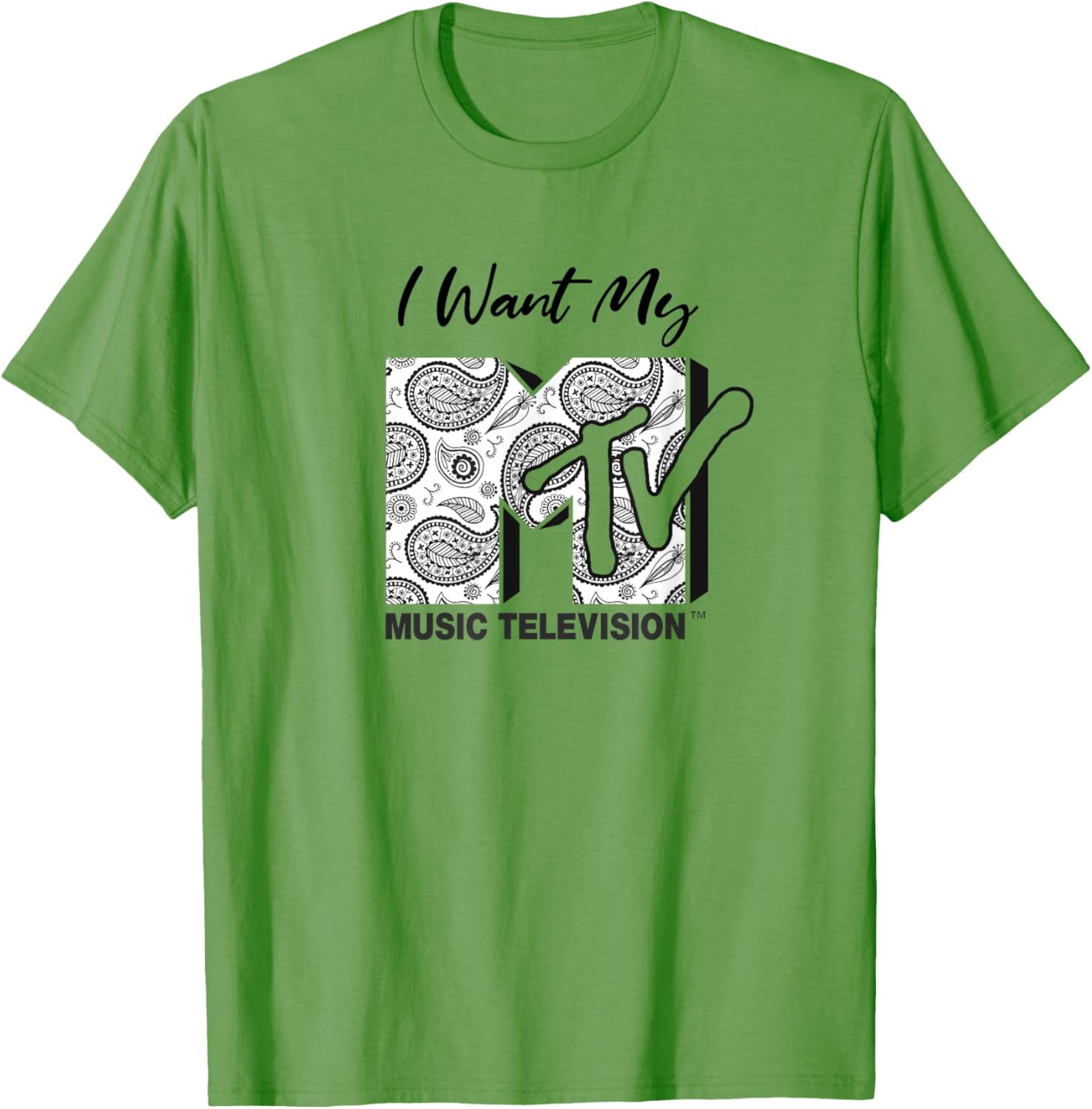 Mademark x MTV Vintage Ornaments T-Shirt for Music Lovers - 6