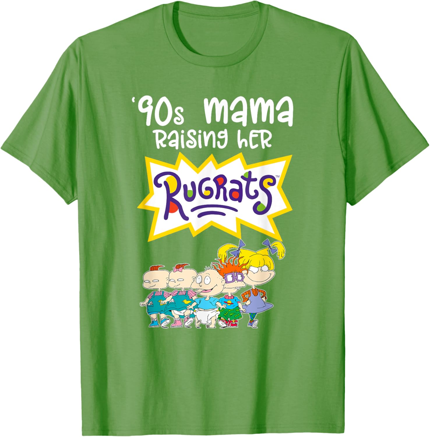 Mademark x Rugrats 90s Mama Raising Her Rugrats Full Gang T-Shirt - 10