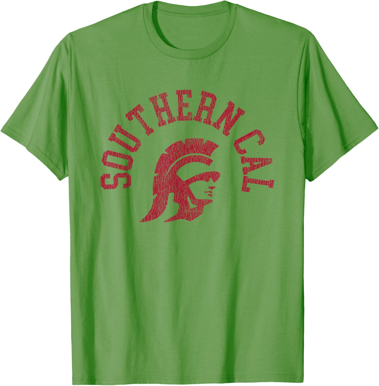 Retro 80s USC Southern Cal Distressed T-Shirt for Sports Fans - 8