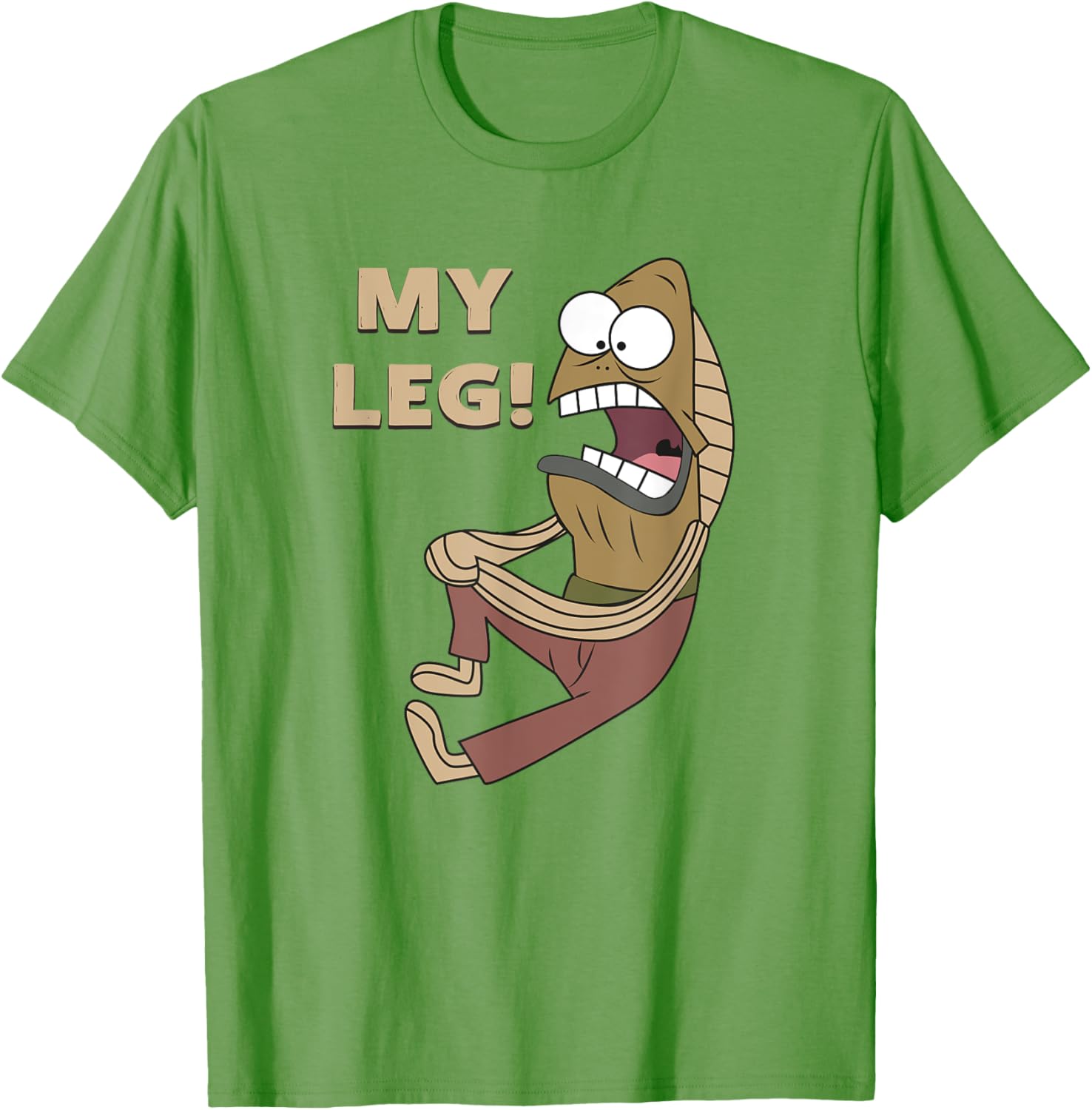 Mademark Fred the Fish My Leg T-Shirt SpongeBob SquarePants Apparel - 11