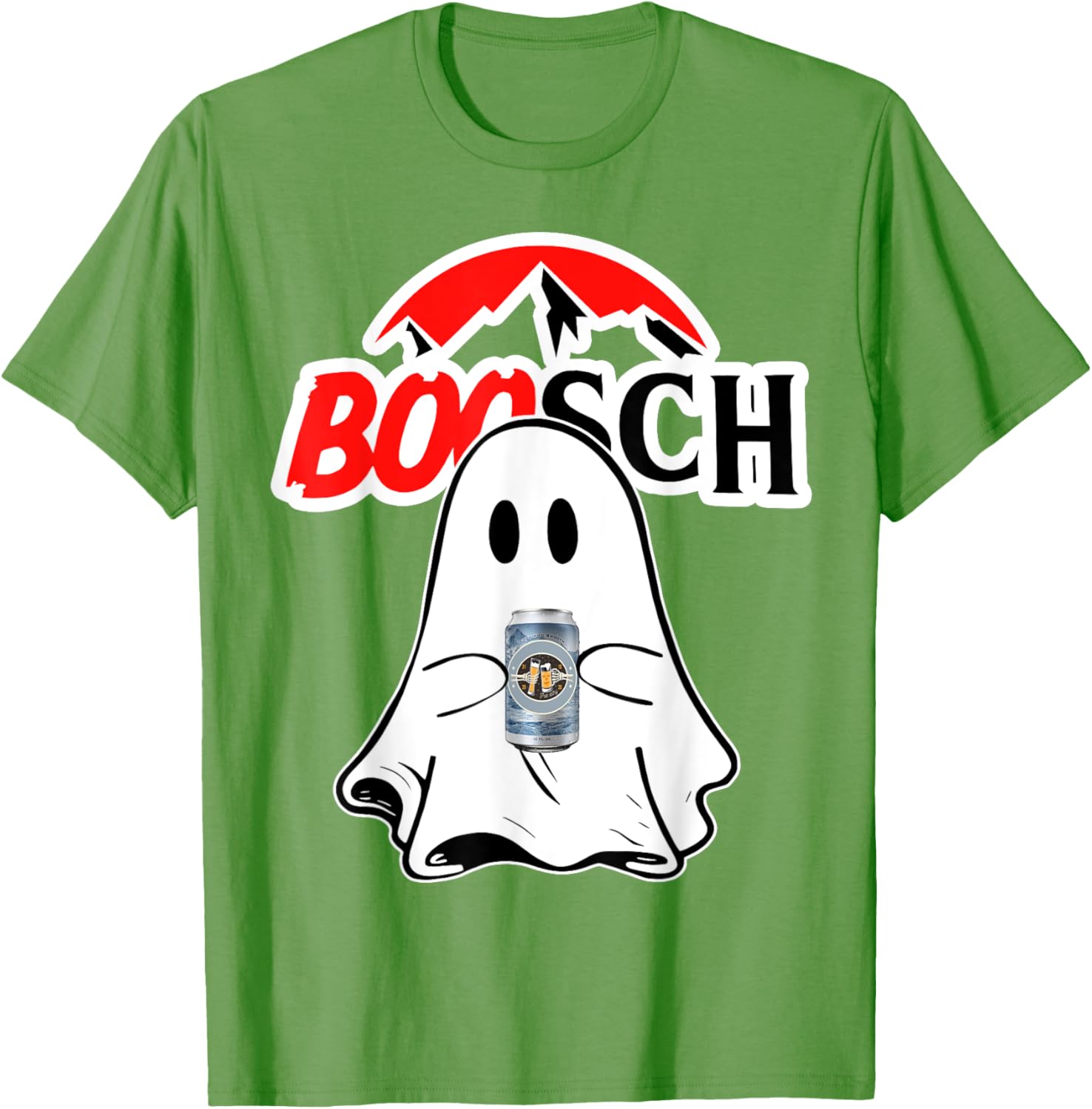 Funny Ghost Beer Drinking T-Shirt for Halloween Party - Unisex Design - 3