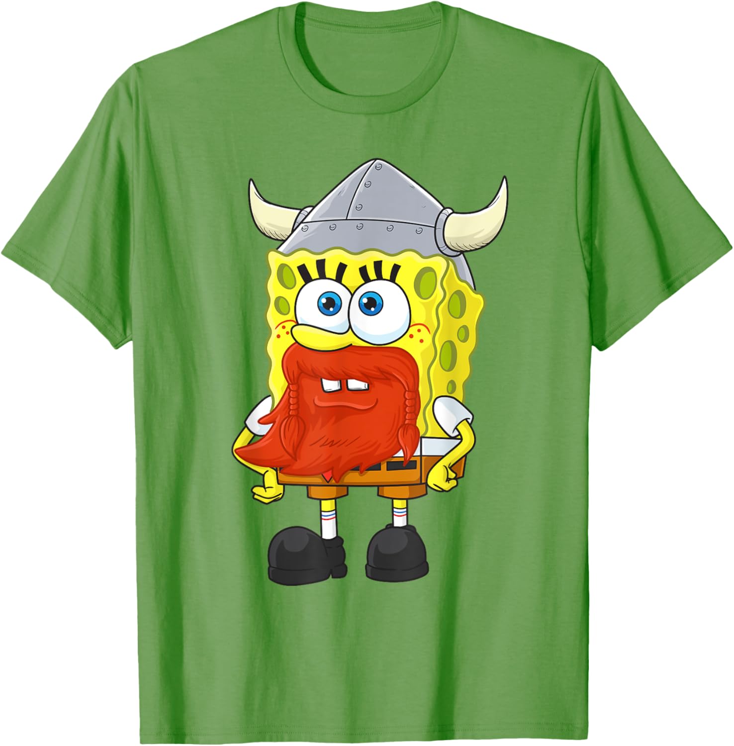 Mademark SpongeBob Happy Leif Erikson Day T-Shirt for Fun Celebrations - 18