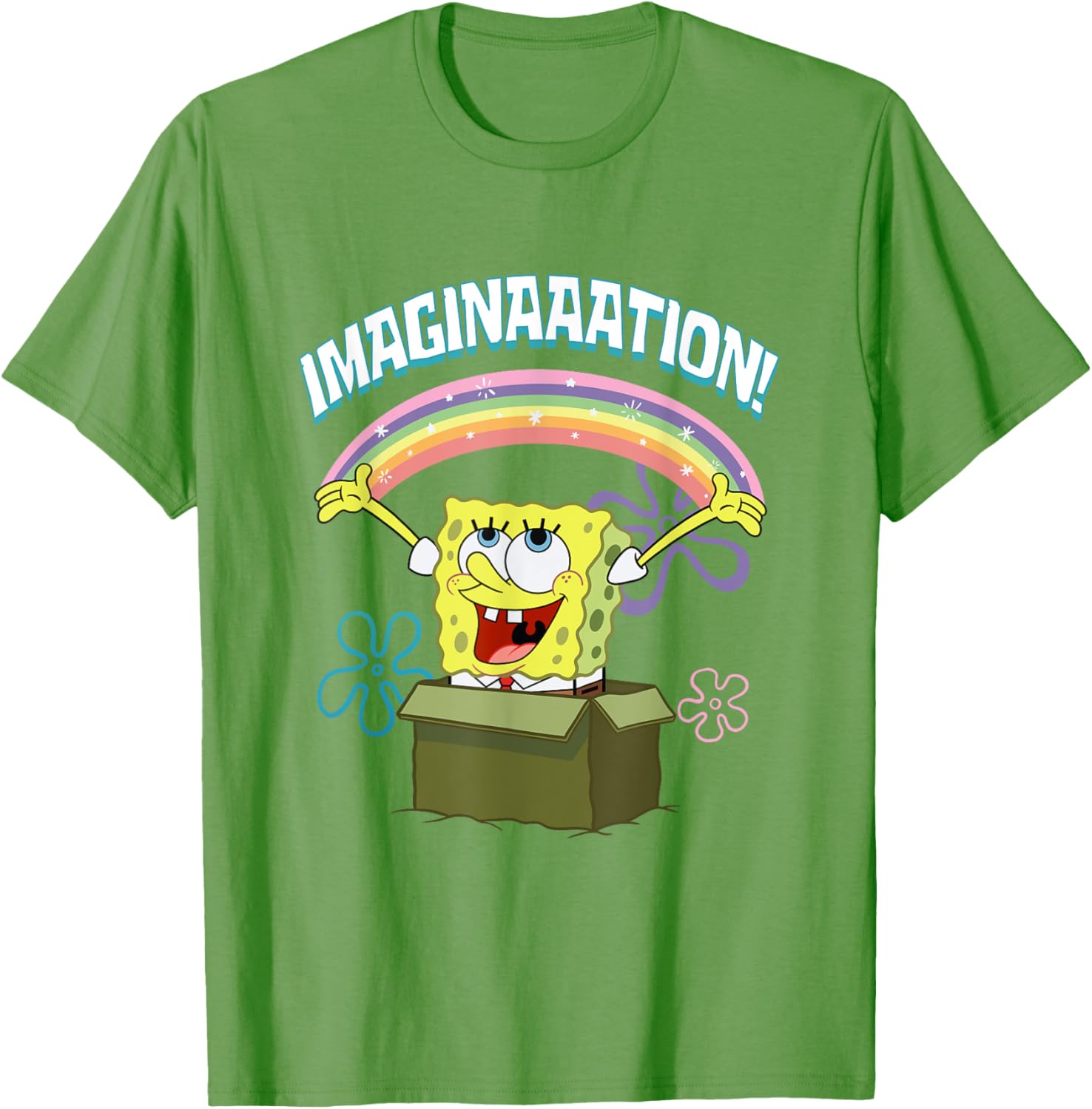 Mademark SpongeBob SquarePants Imaginaaation Box Funny T-Shirt for Fans - 13