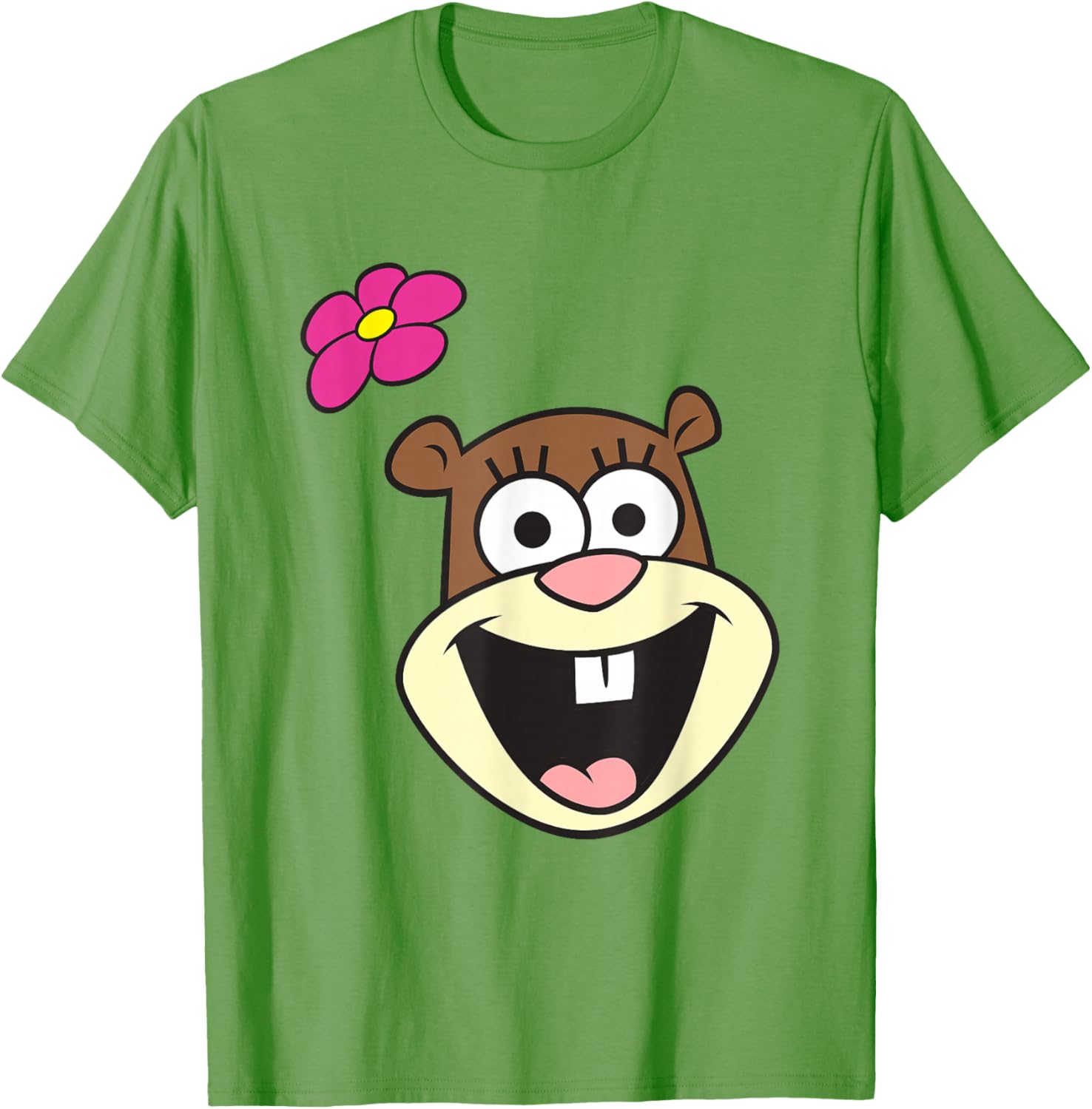 SpongeBob SquarePants Sandy Cheeks Big Face T-Shirt for Fun Style - 7