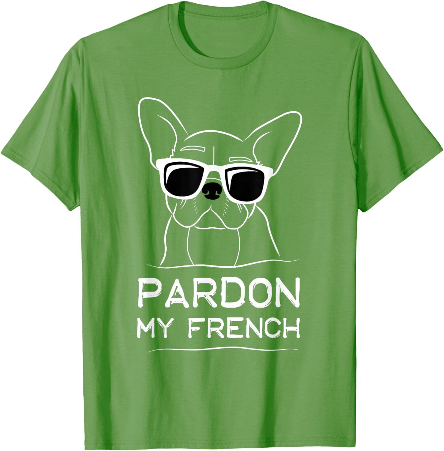 Pardon My French Bulldog T-Shirt Cute Frenchie Dog Lover Apparel - 12