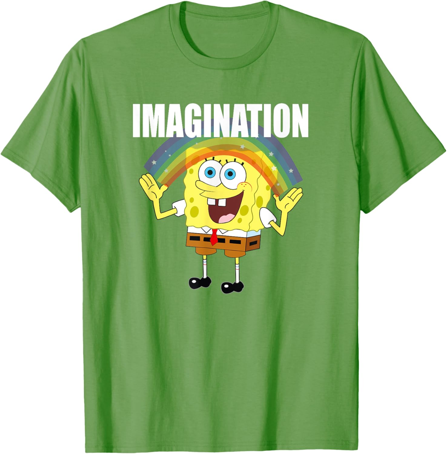 Mademark x SpongeBob SquarePants Rainbow Imagination T-Shirt for Fun Style - 12