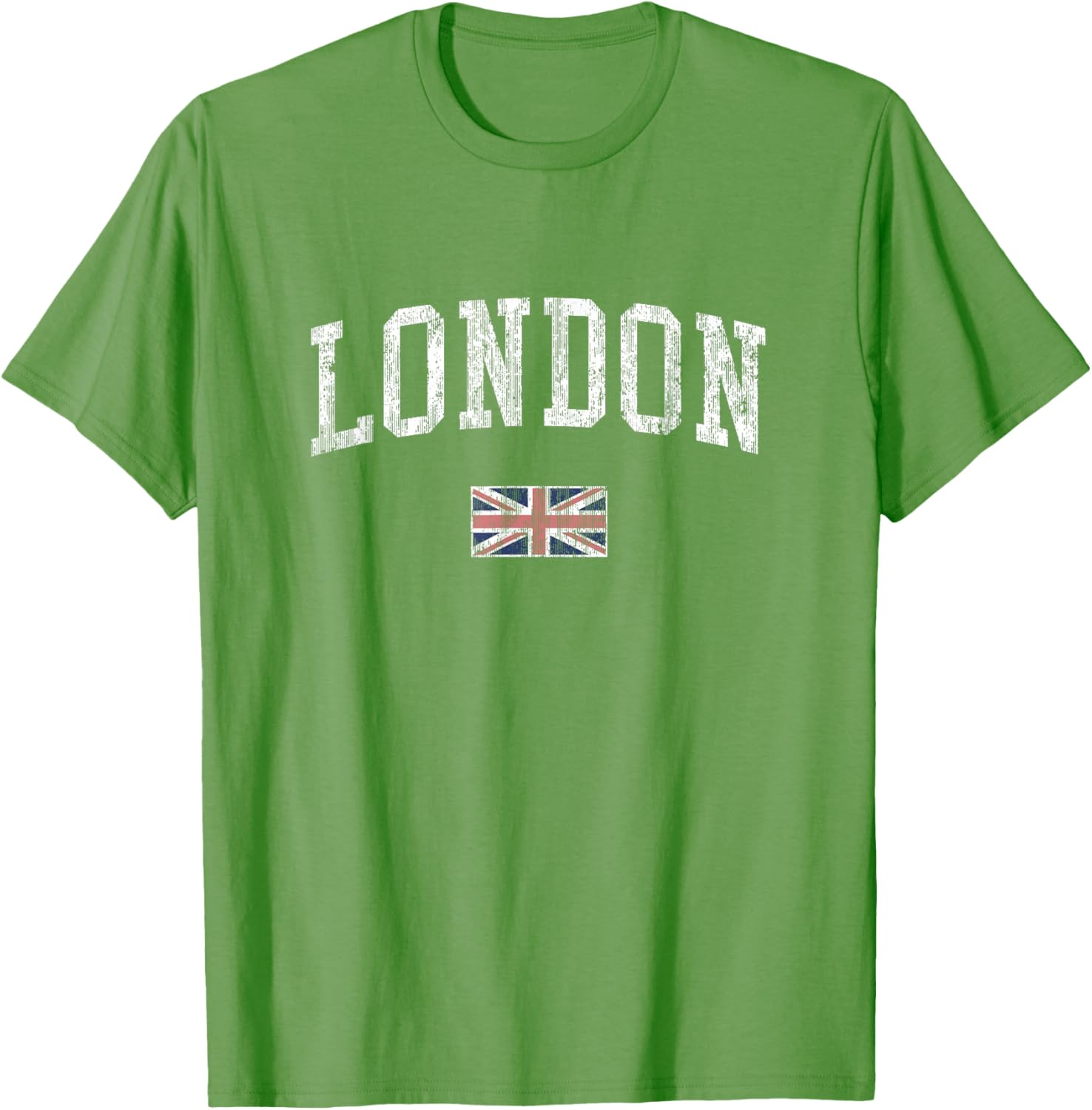 London Vintage Sports T-Shirt with British Flag Design for Men and Women - 6
