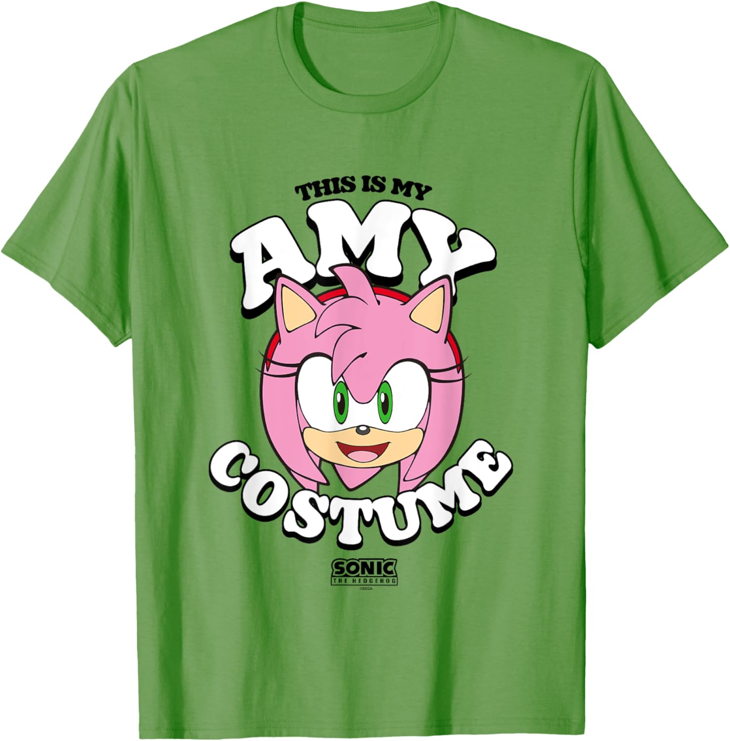Sonic The Hedgehog Halloween Amy Costume T-Shirt for Fun Celebrations - 6