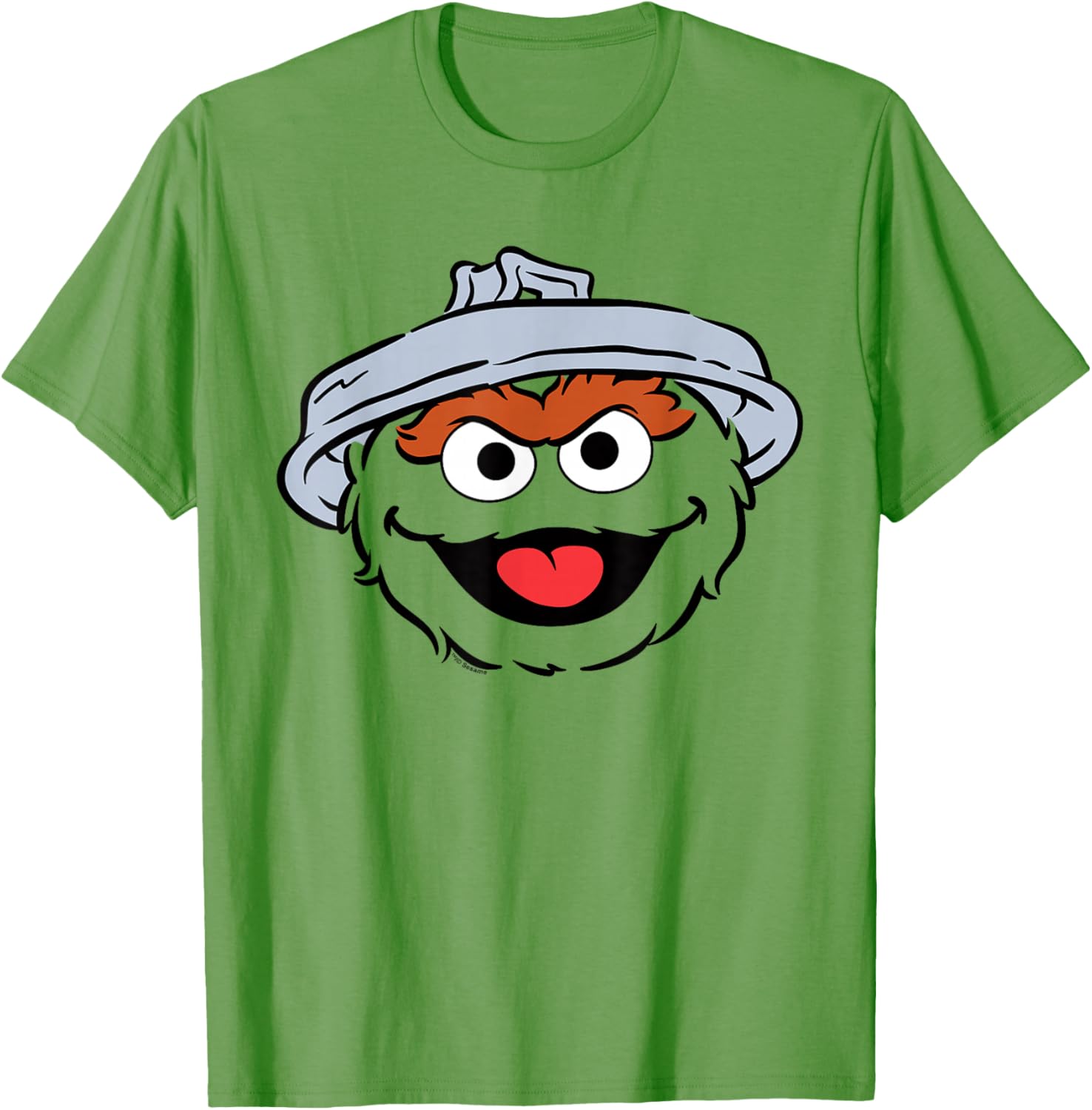 Oscar The Grouch Full Face T-Shirt for Kids and Adults - Fun Sesame Street Apparel - 2