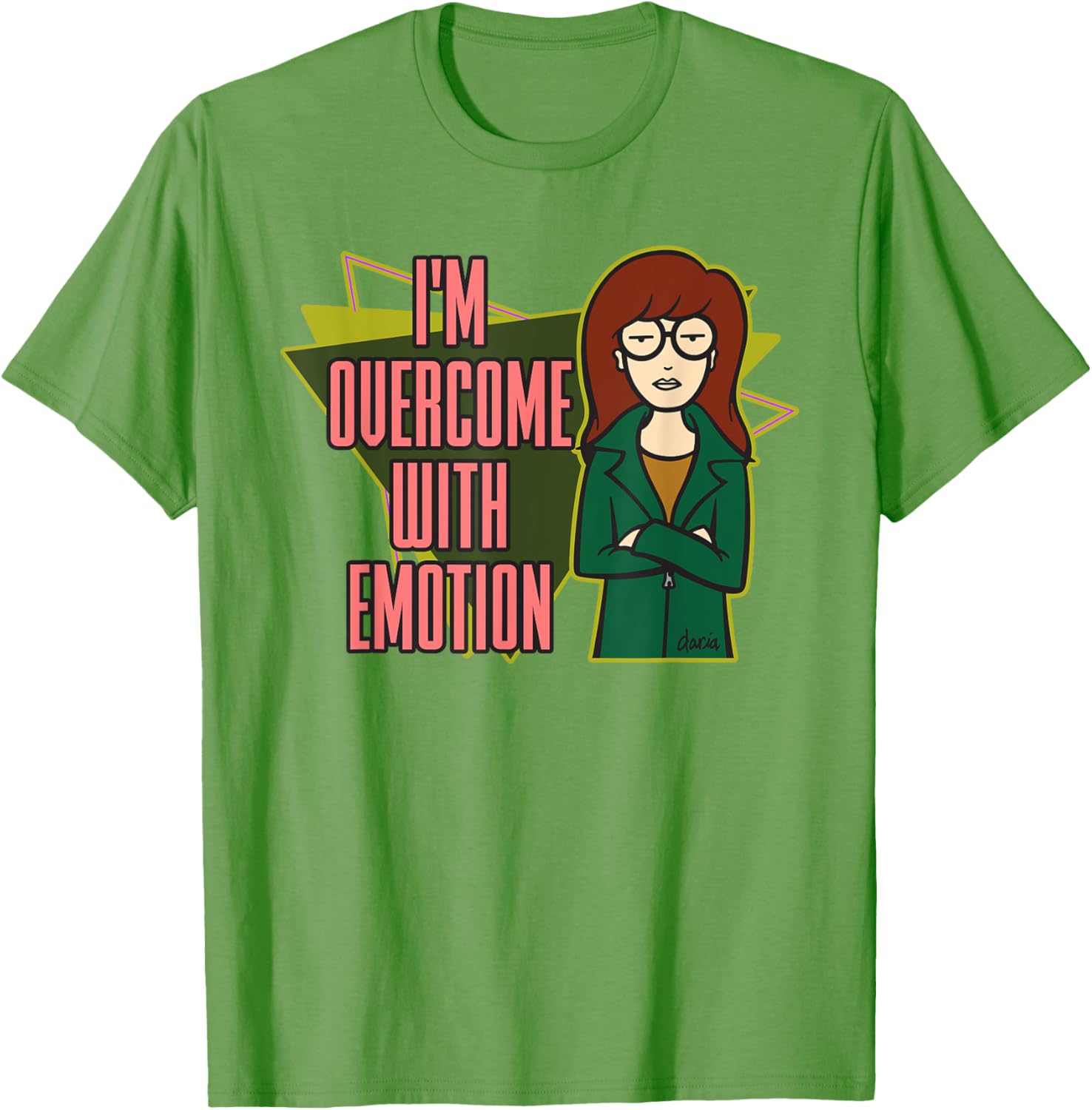 Mademark x Daria Emotion Graphic T-Shirt for Trendy Casual Style - 8