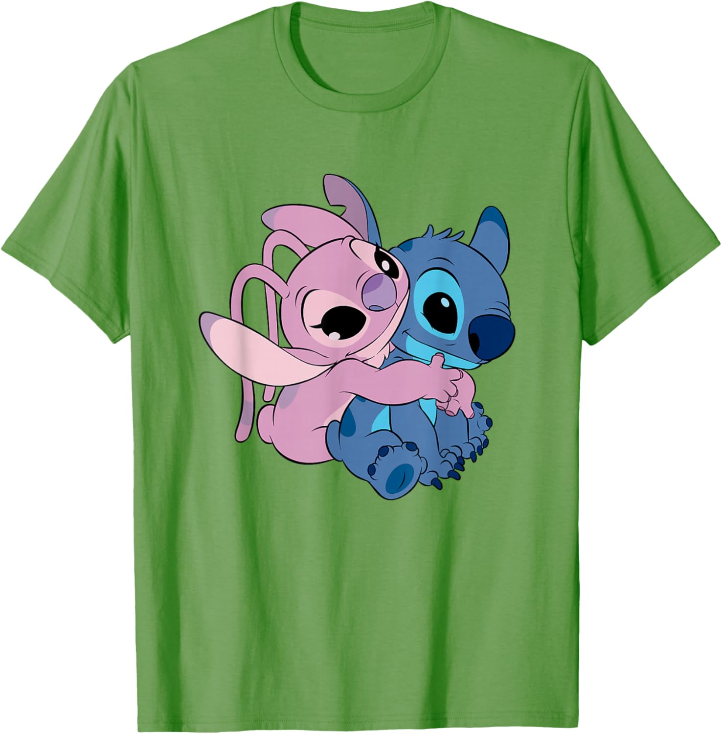 Adorable Disney Lilo and Stitch Hugging T-Shirt for Fans and Collectors - 2