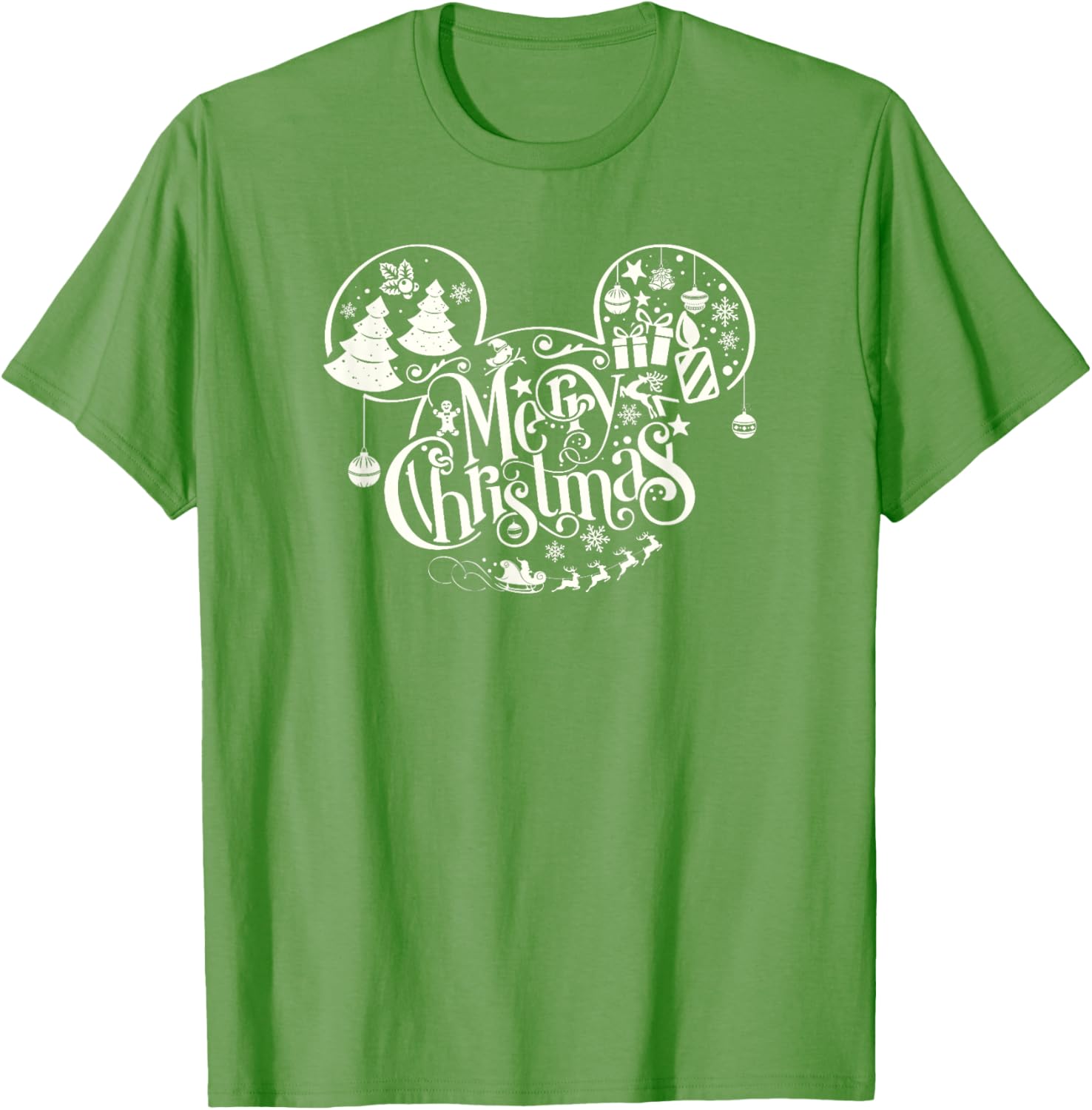 Merry Mickey Ears T-Shirt | Disney Christmas Clothing for Kids & Adults - 9