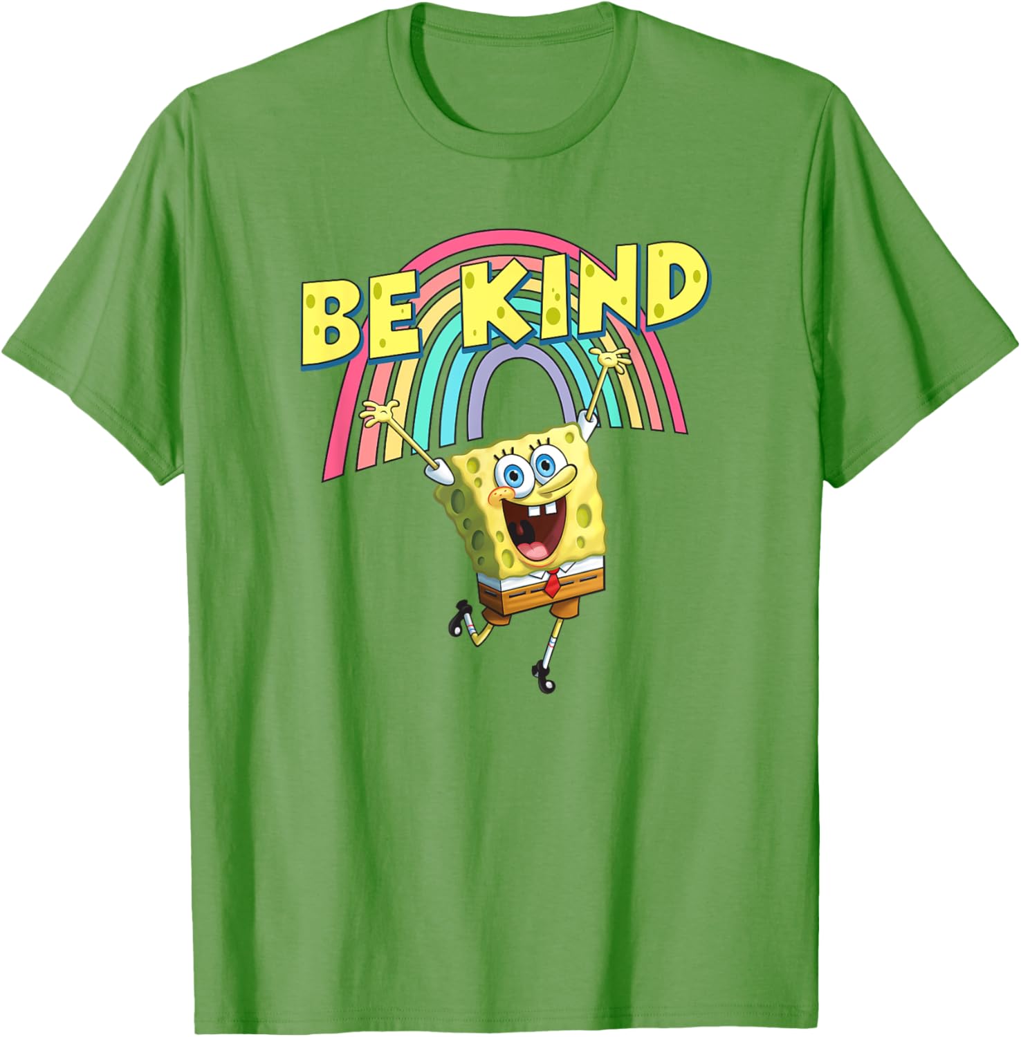 Mademark SpongeBob SquarePants Be Kind Rainbow T-Shirt for Everyone - 6