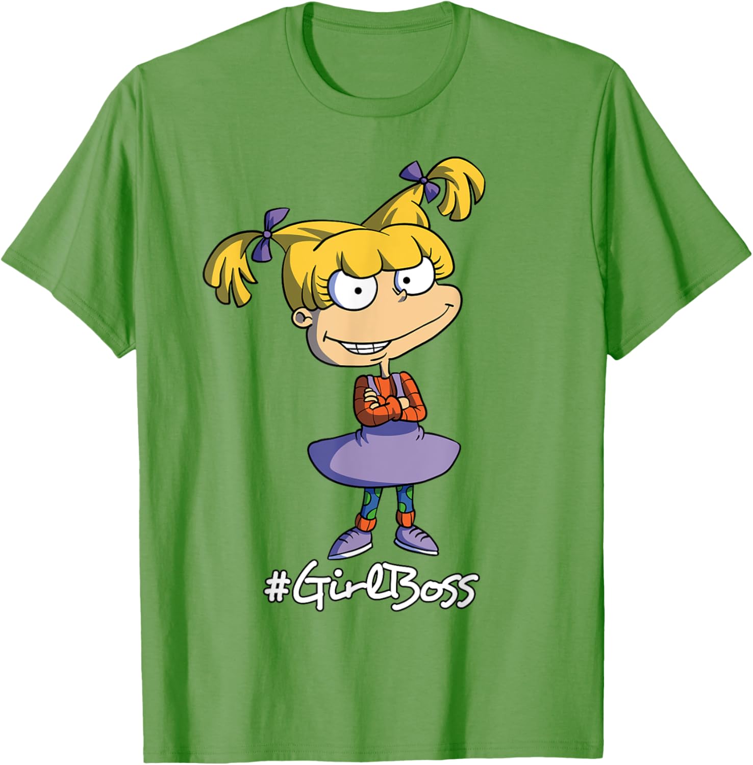Mademark x Rugrats Angelica Pickles Girl Boss T-Shirt for Kids - 24