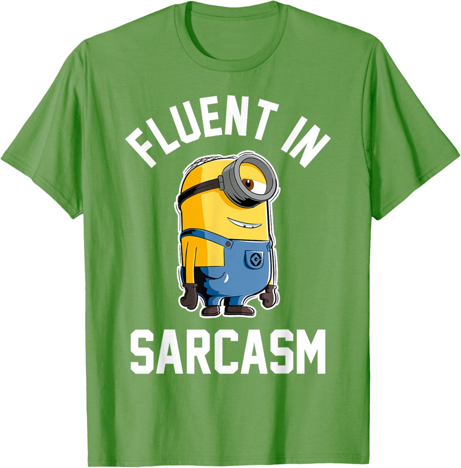 Funny Despicable Me Minions Stuart Sarcasm Graphic T-Shirt for Fans - 2