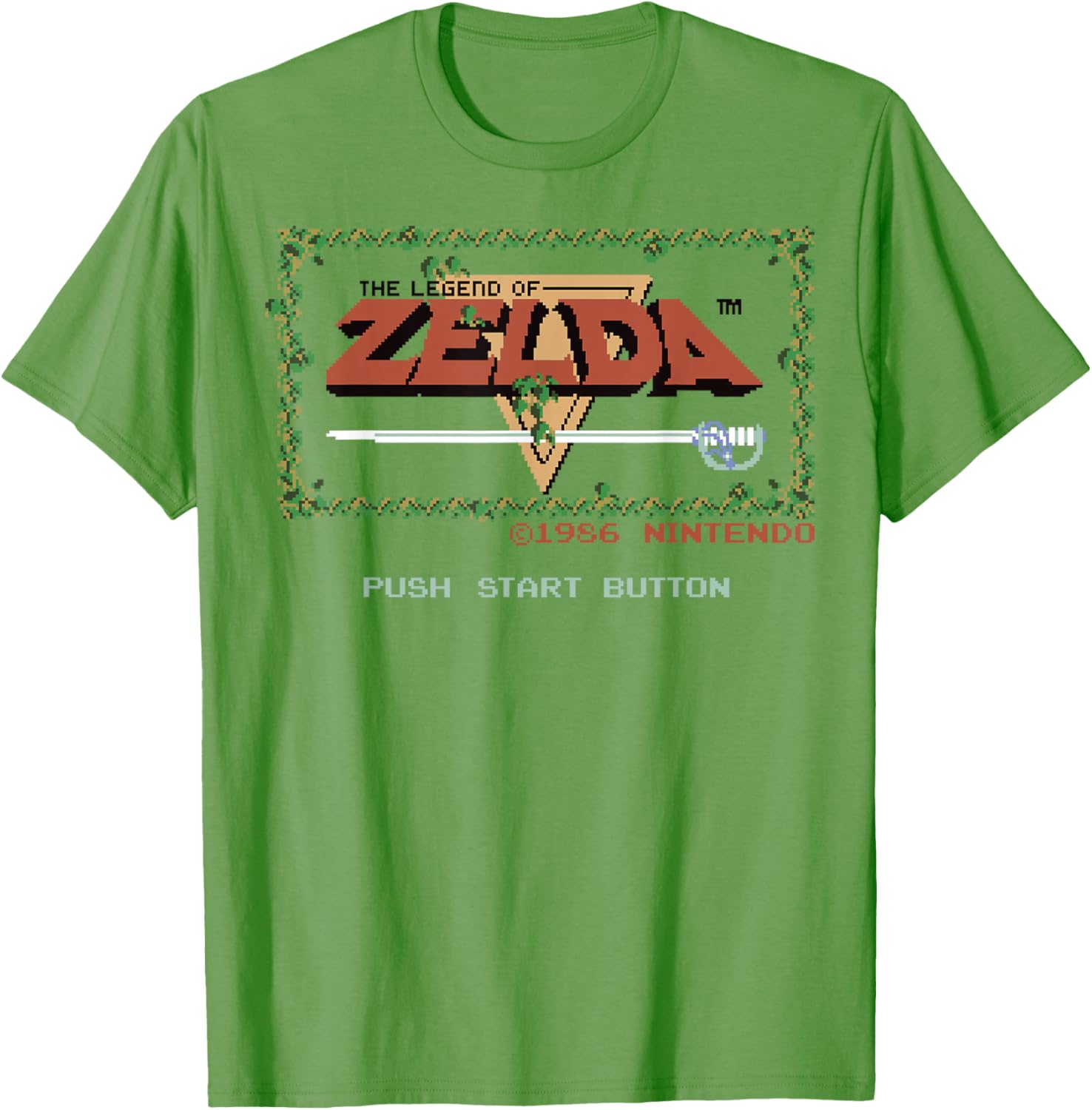 Nintendo Legend of Zelda Classic NES T-Shirt for Gaming Fans - 2