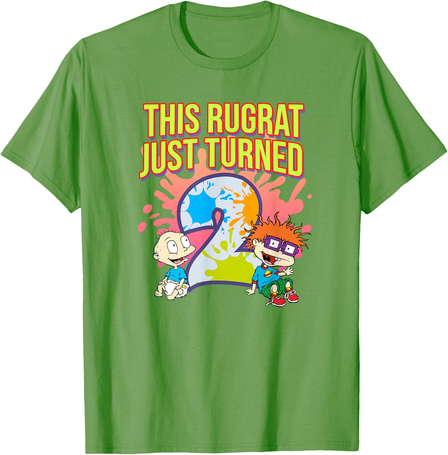 Mademark Rugrats 2nd Birthday Outfit Cute T-Shirt for Celebrating Fun - 18