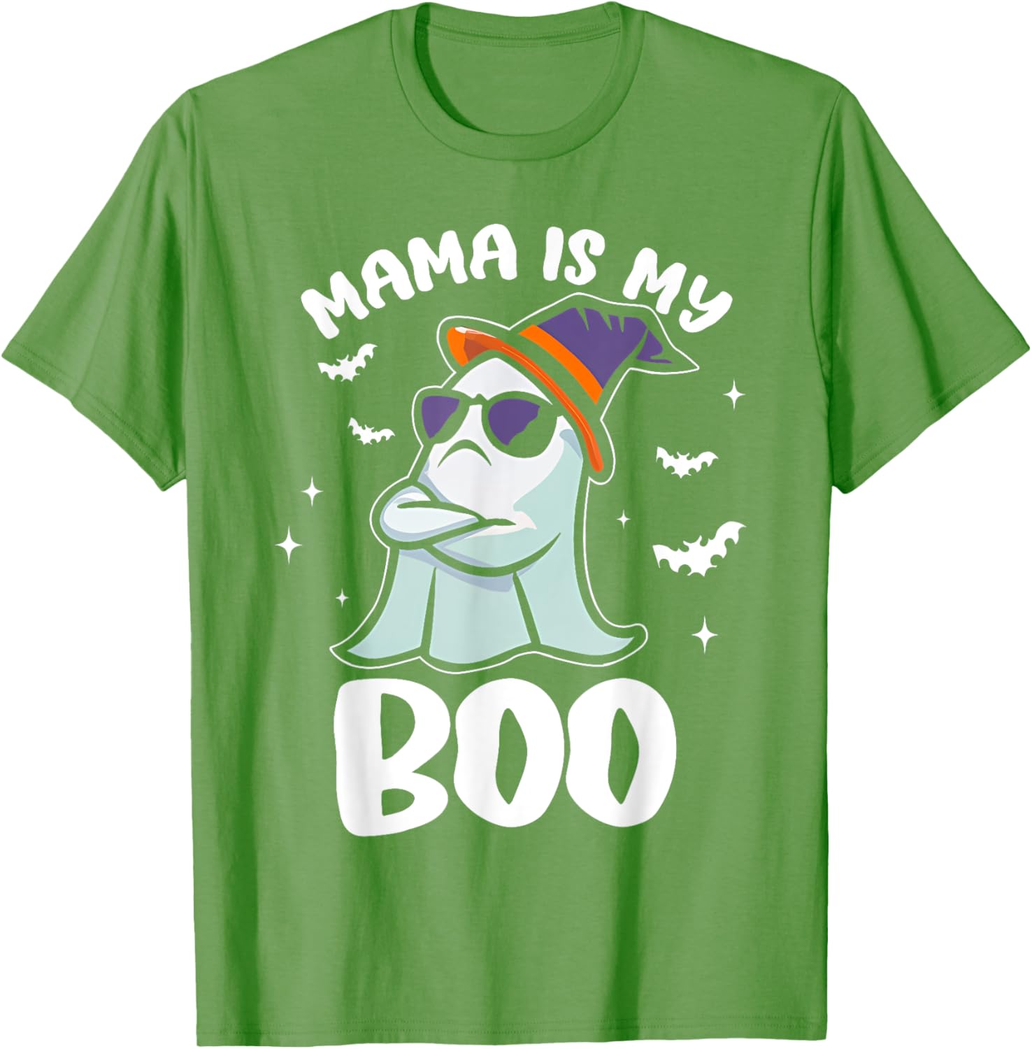 Groovy Mama Is My Boo Halloween T-Shirt for Toddlers and Kids - 4