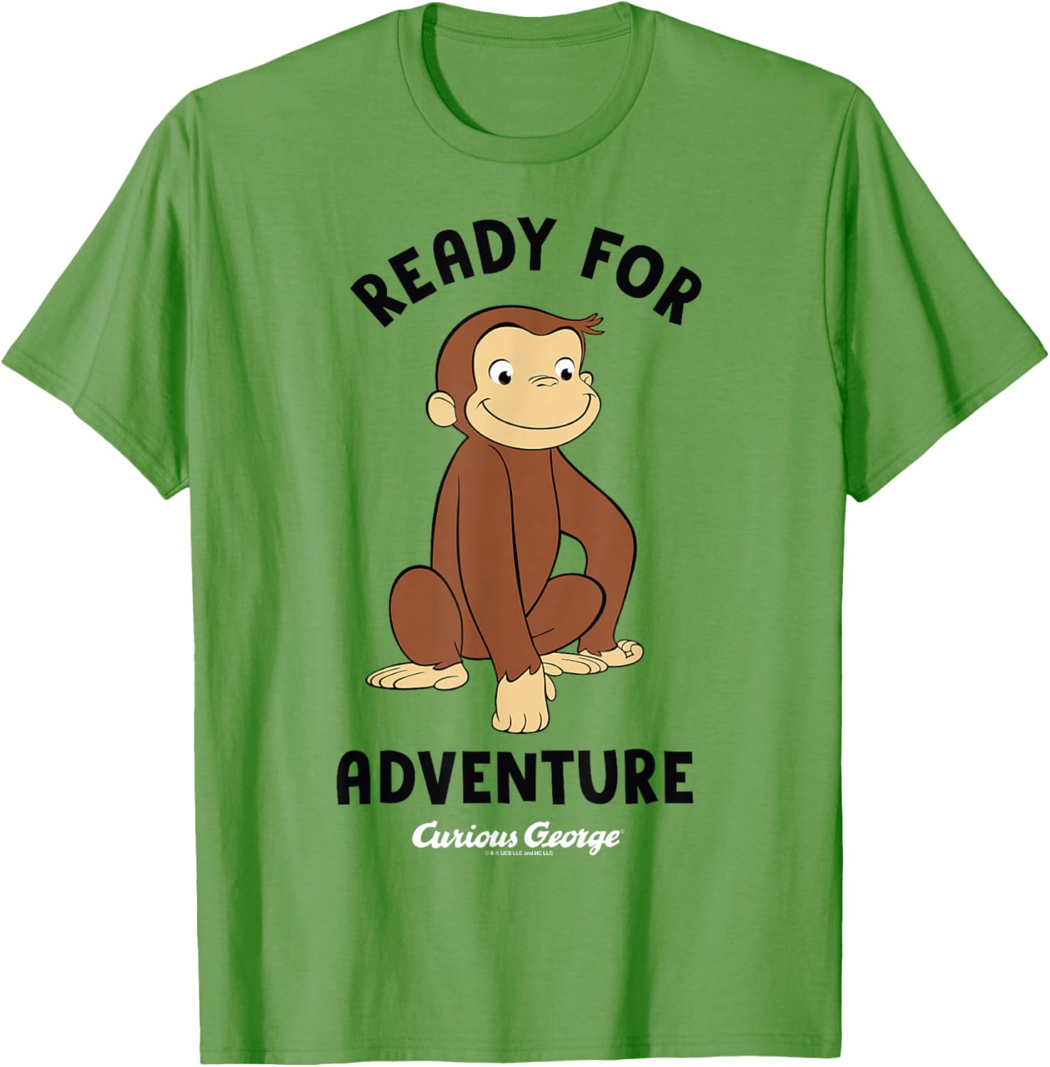 Curious George Adventure T-Shirt Featuring Smiling George - Fun Apparel - 2