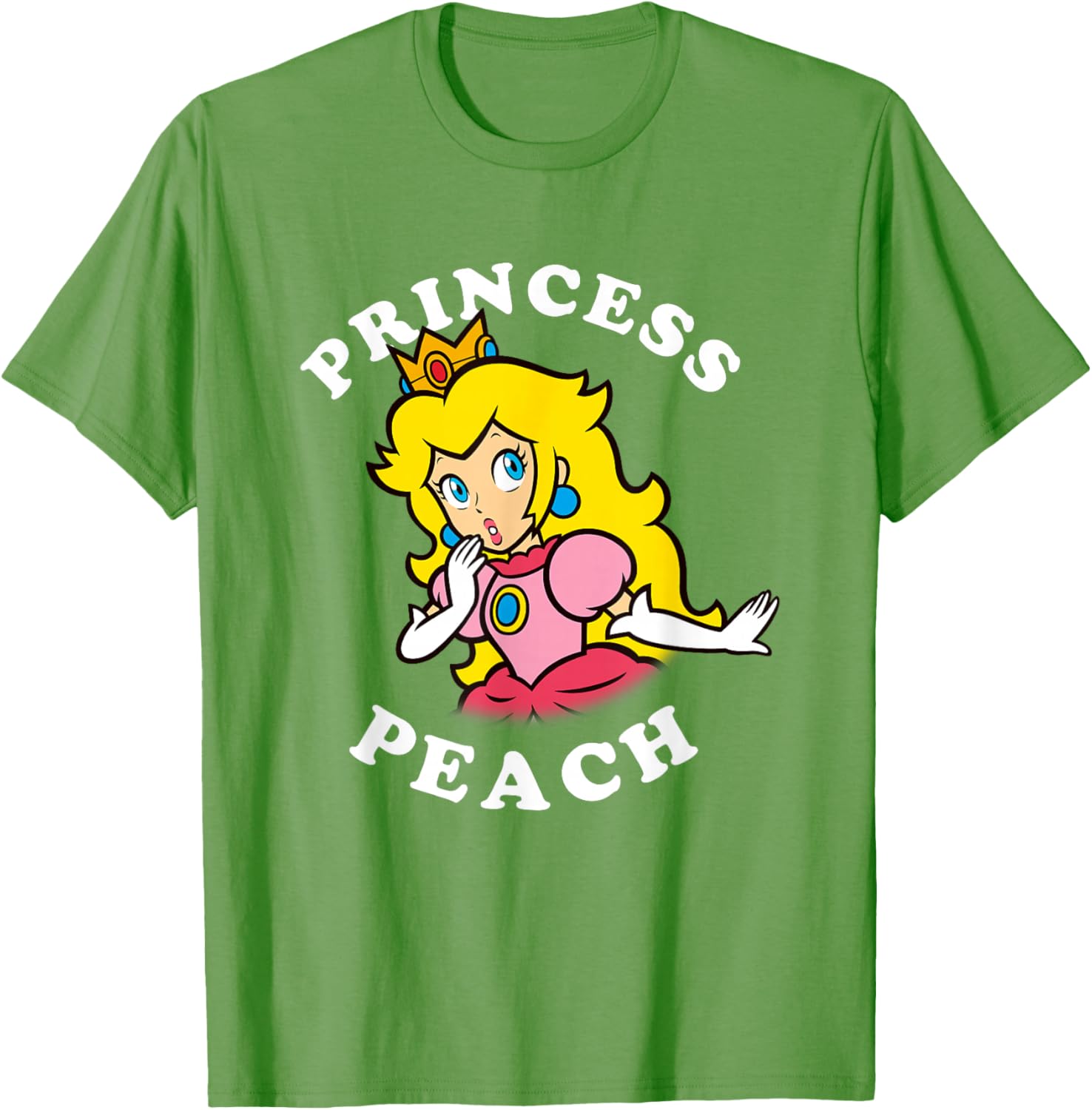 Super Mario Princess Peach Big Portrait T-Shirt for Fans and Collectors - 12