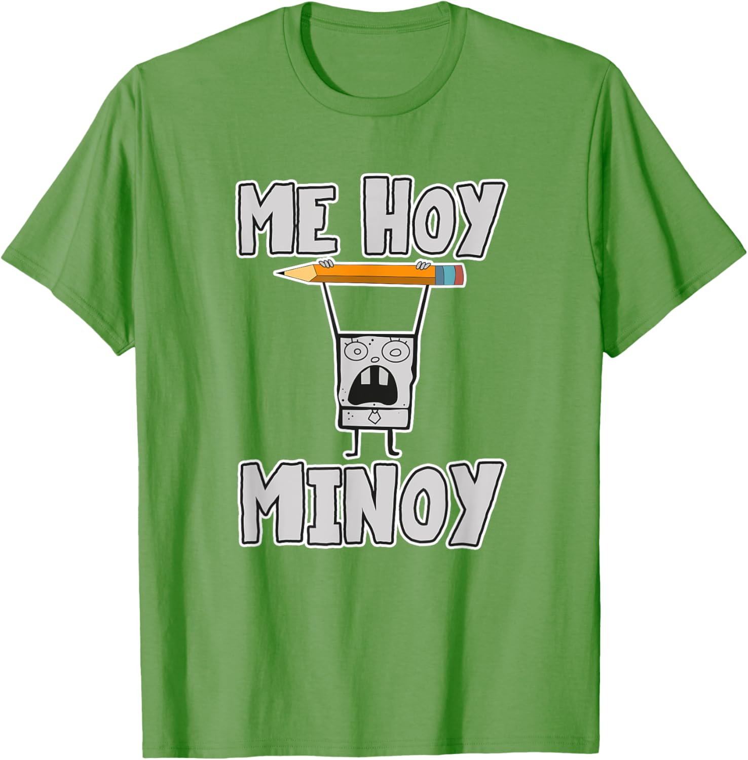 Mademark DoodleBob Me Hoy Minoy T-Shirt - Fun SpongeBob Apparel - 1