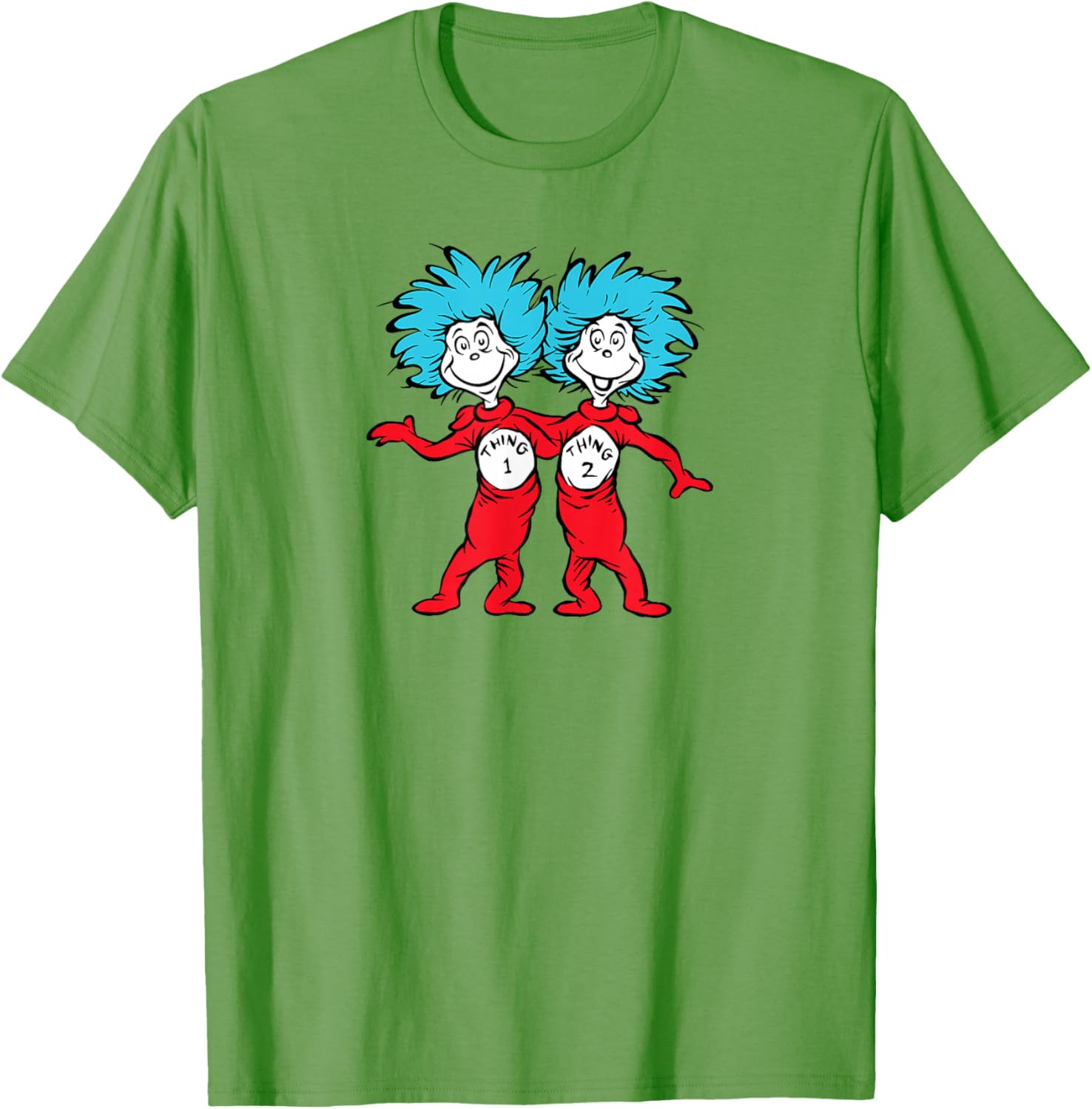 Dr. Seuss Thing 1 Thing 2 Buddies T-Shirt for Fun Lovers and Kids - 1