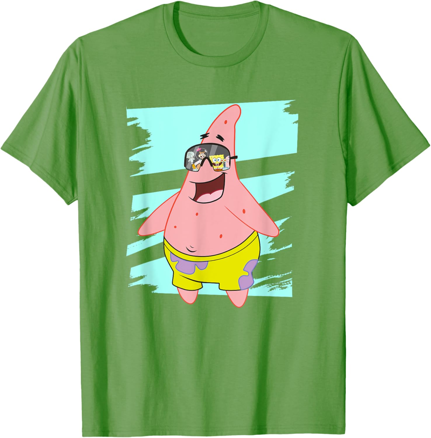Mademark Patrick Star Sunglasses T-Shirt Fun SpongeBob SquarePants Apparel - 9