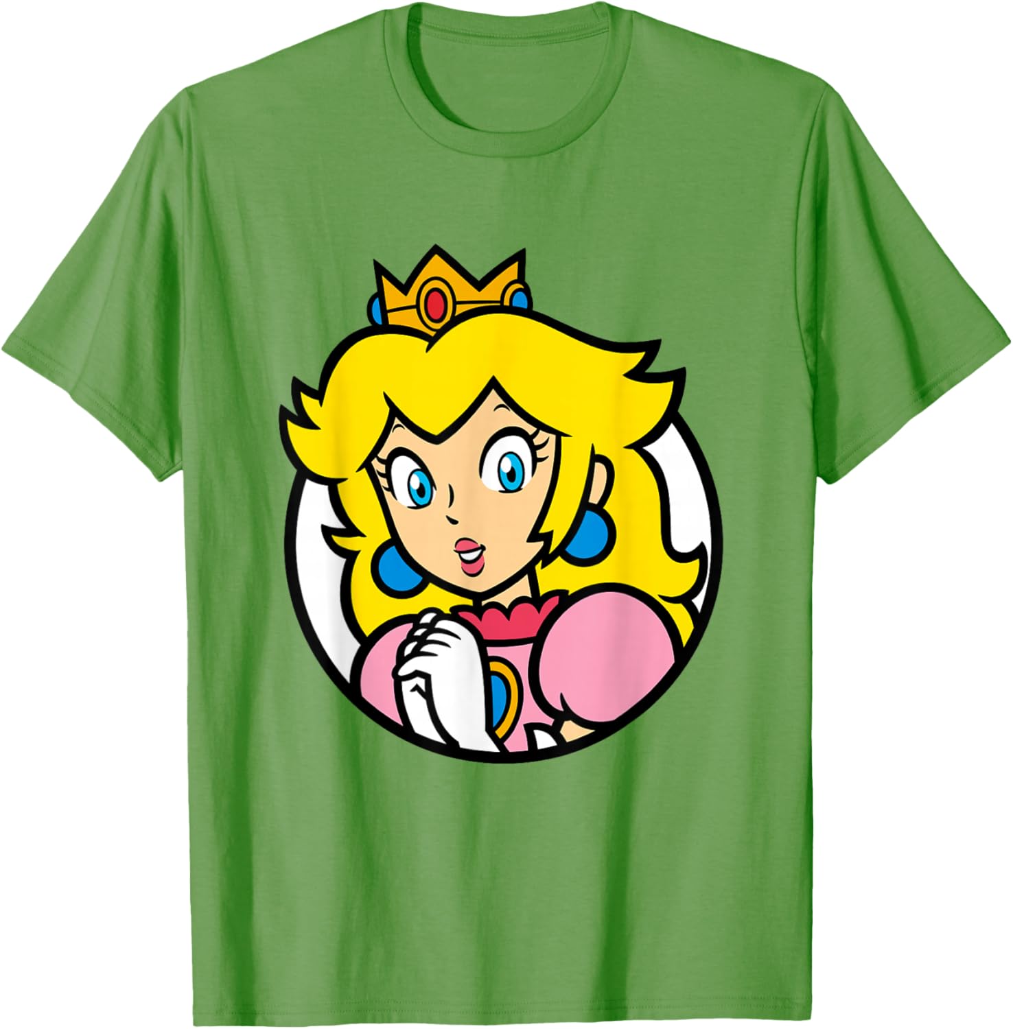 Super Mario Bros Princess Peach Portrait T-Shirt for Fans and Gamers - 10
