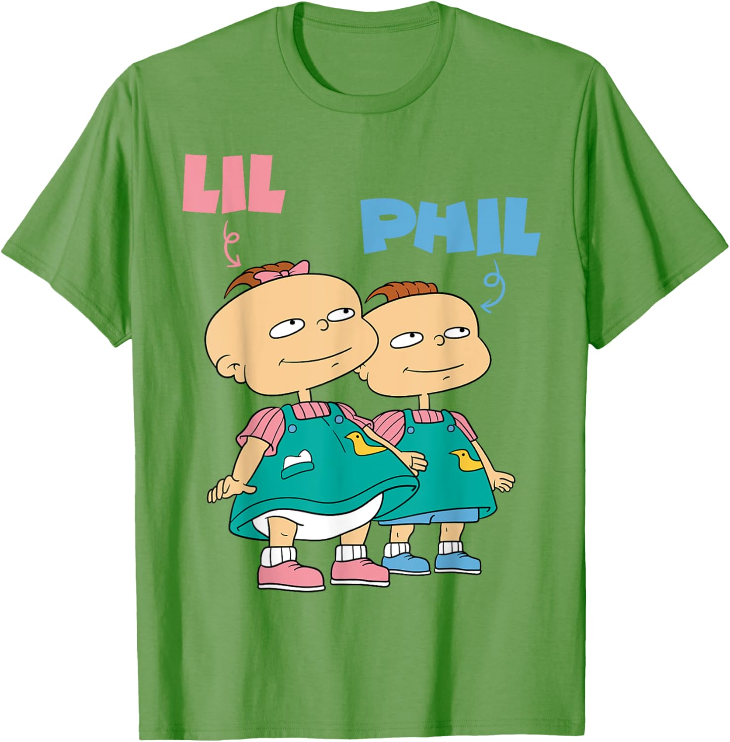 Mademark x Rugrats Lil and Phil Devil Twins T-Shirt for Kids and Adults - 11