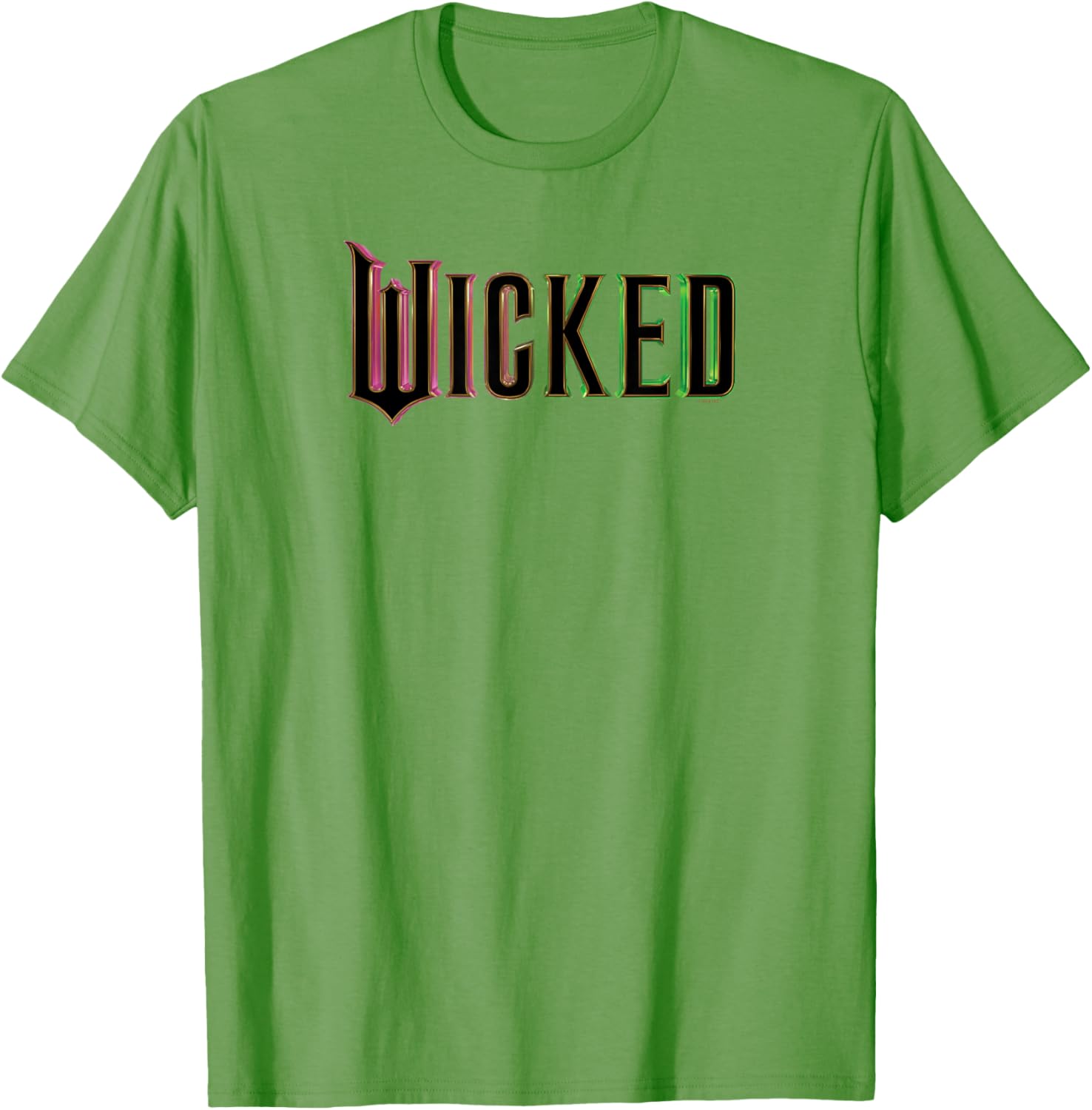 Wicked Pink and Green Logo T-Shirt for Trendy Fashion Lovers - 6
