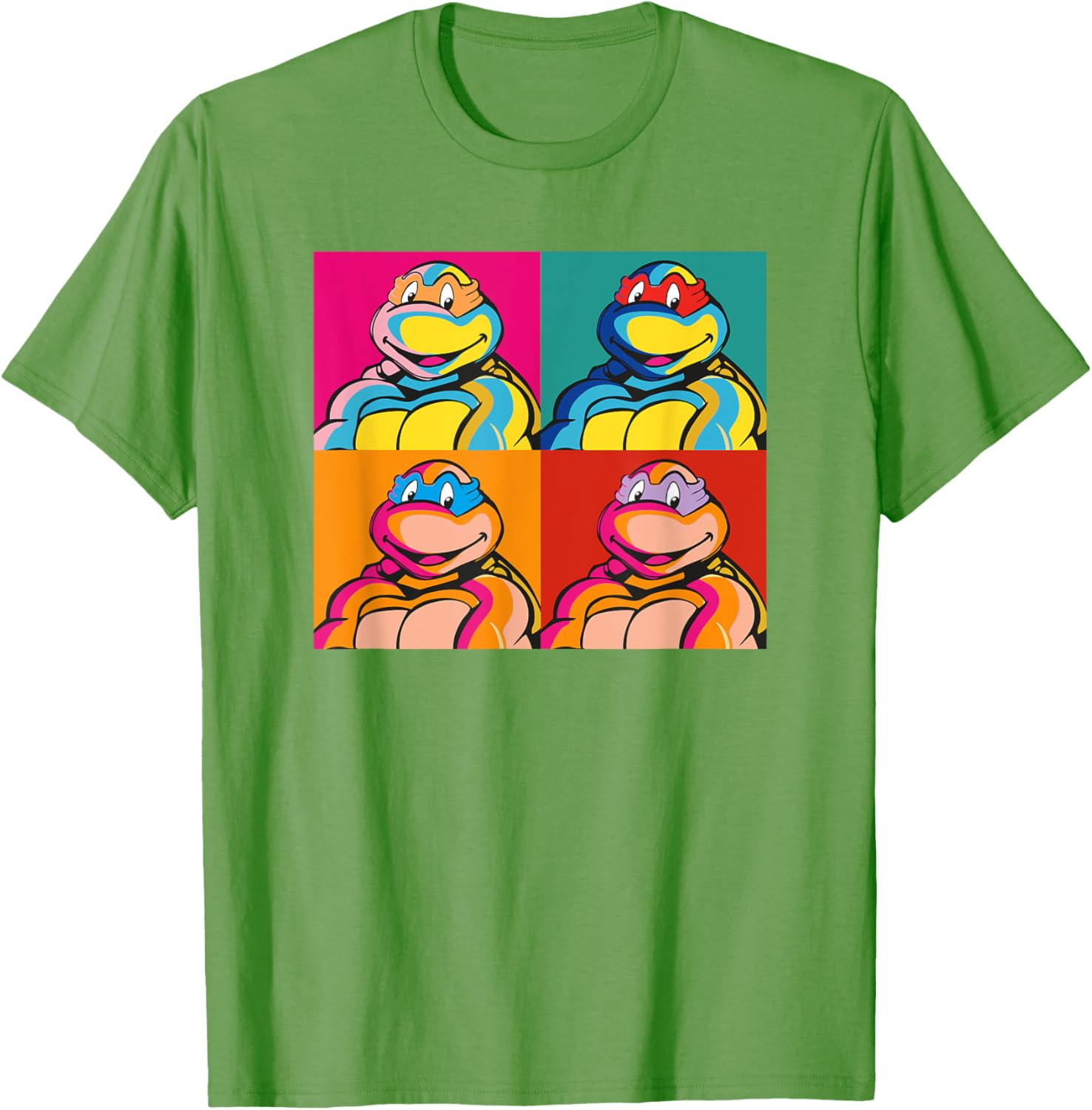 Mademark x TMNT Pop Art T-Shirt Featuring Donatello Michelangelo Leonardo - 4
