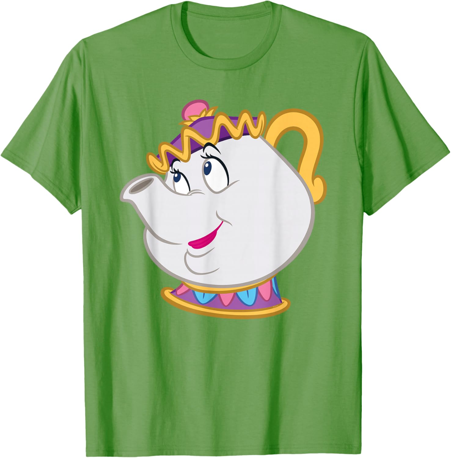 Disney Beauty and the Beast Mrs. Potts Big Face Costume T-Shirt for Fans - 23