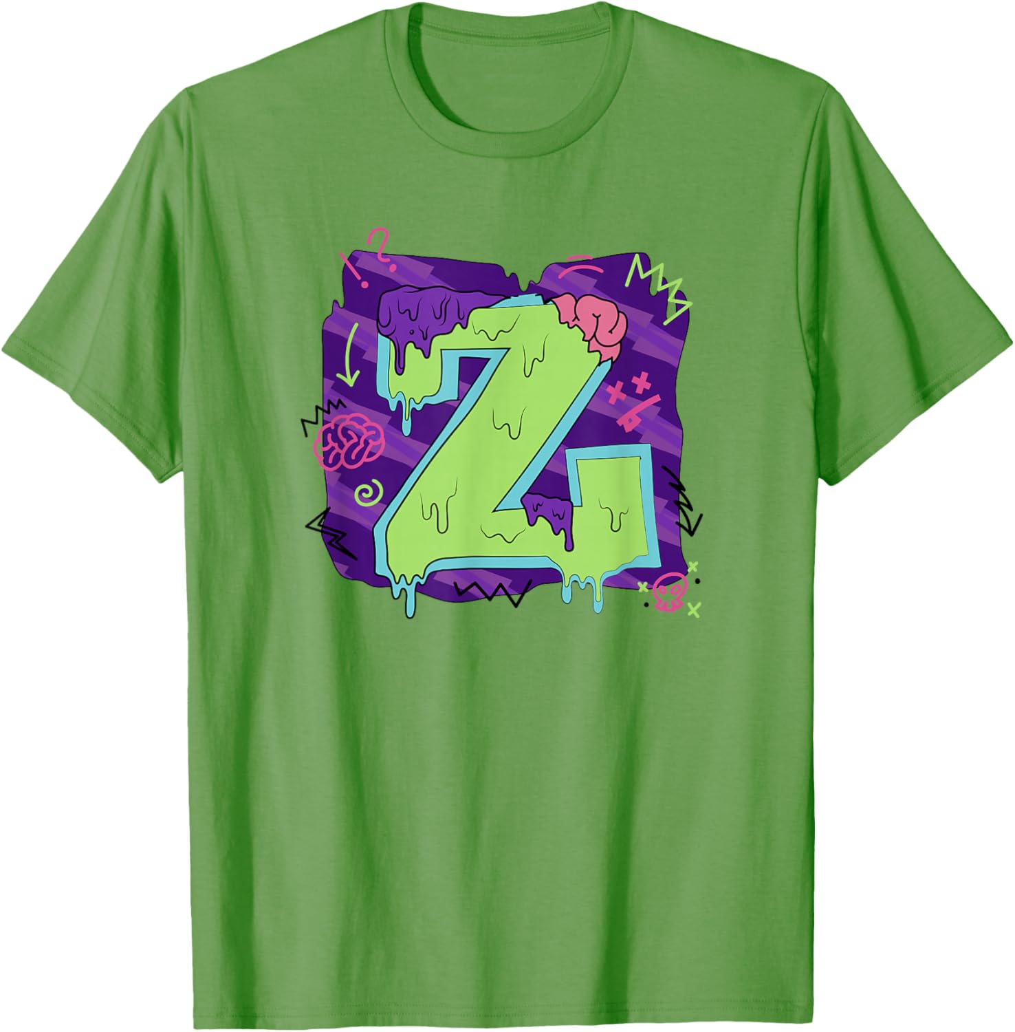 Disney Zombies Seabrook Football Letter Z Drippy Logo T-Shirt for Fans - 12