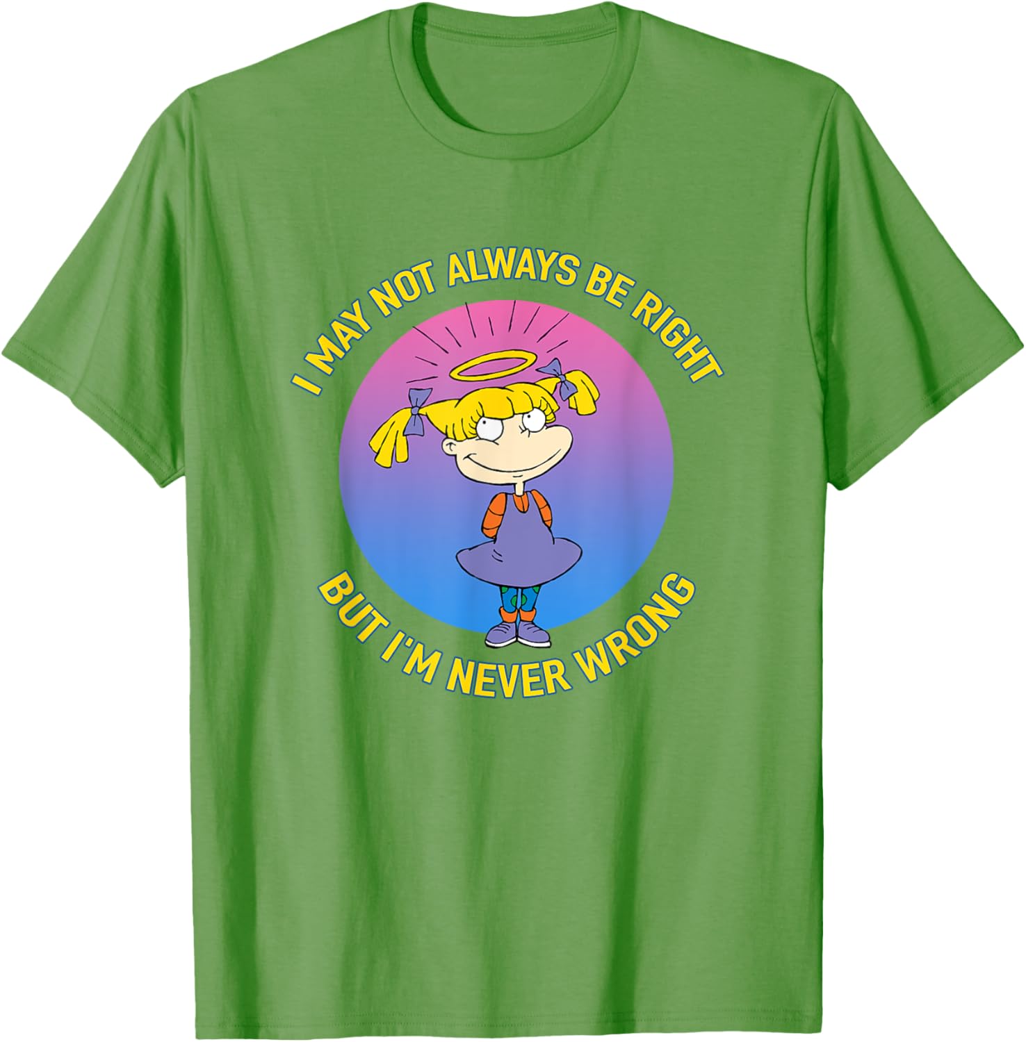 Mademark x Rugrats Angelica Never Wrong T-Shirt for Fun Fashion Fans - 13