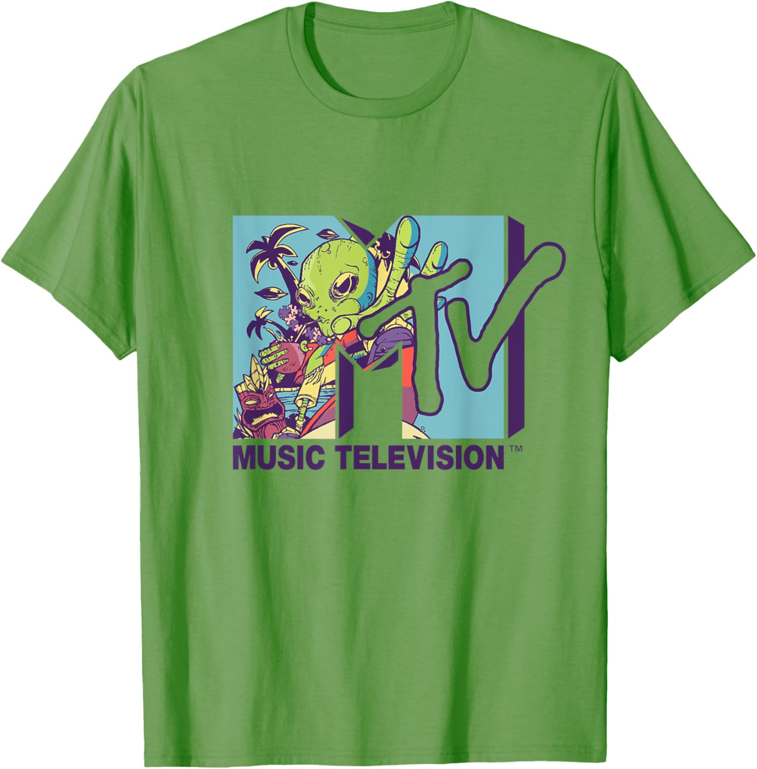 Mademark x MTV Alien Coconut Milk T-Shirt - Official Logo Apparel - 10