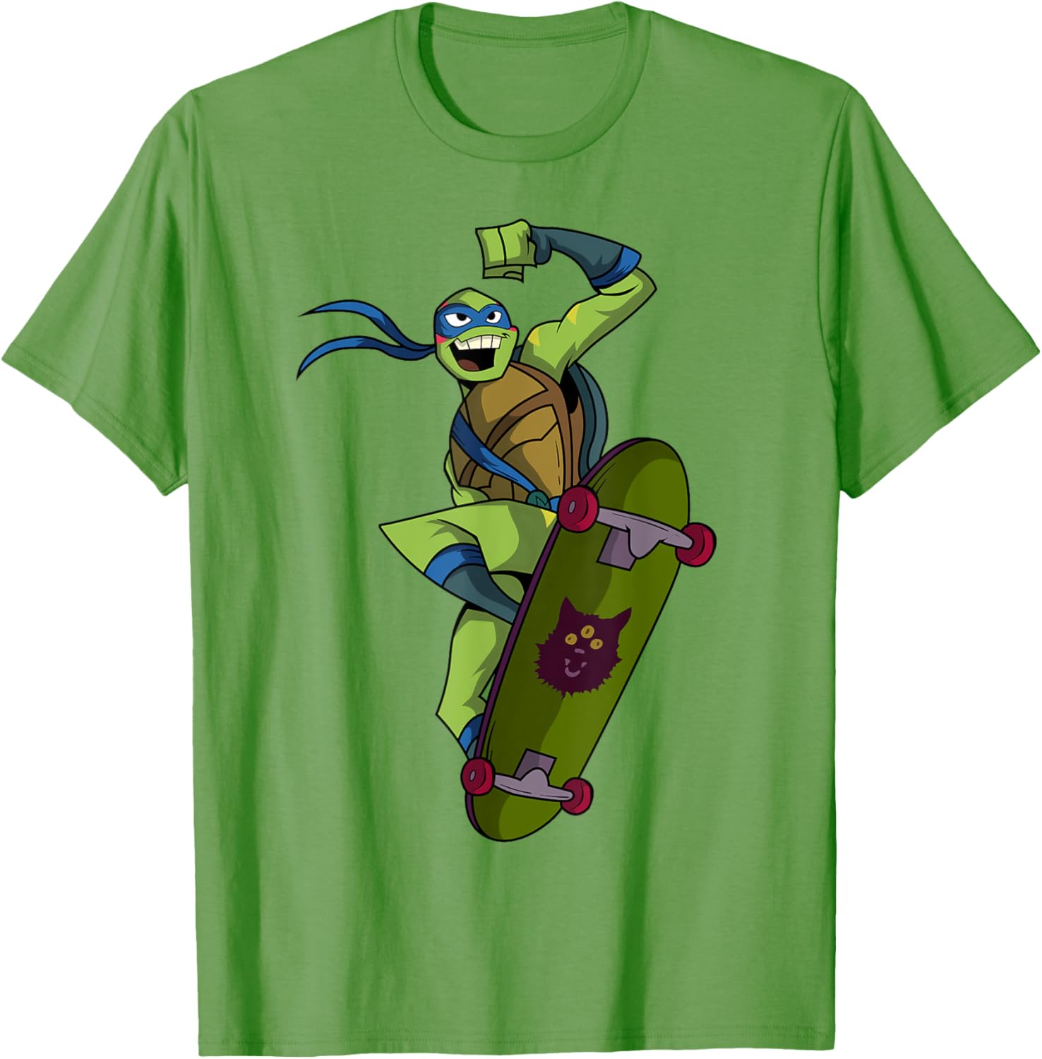 Mademark Teenage Mutant Ninja Turtles Leonardo Skateboard T-Shirt for Kids - 18