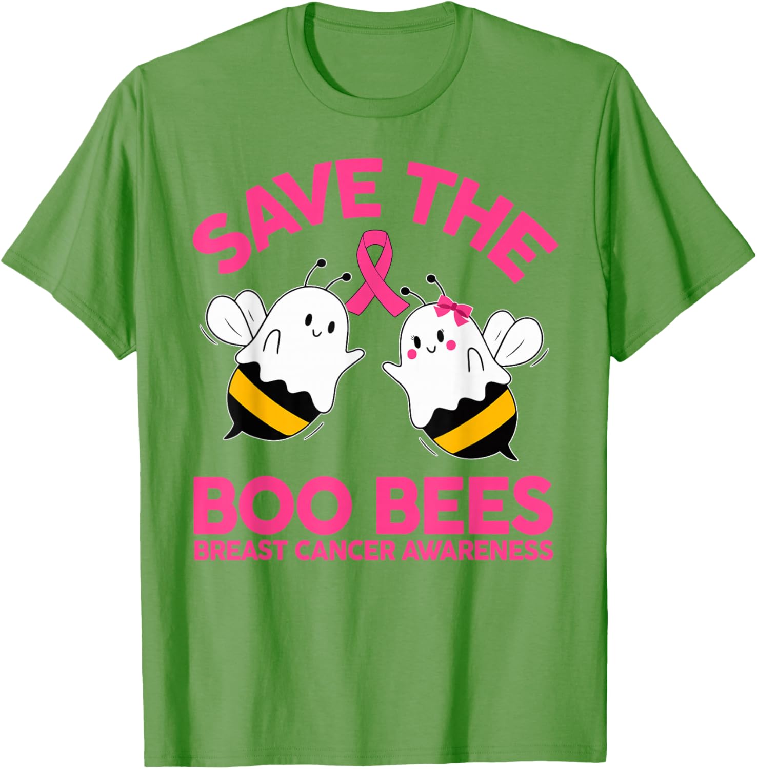 Save The Boobees Breast Cancer Halloween T-Shirt for Women - 4