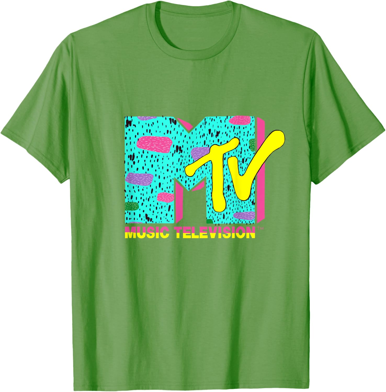 Vibrant Mademark x MTV Logo T-Shirt with Funky Design for Enthusiasts - 6