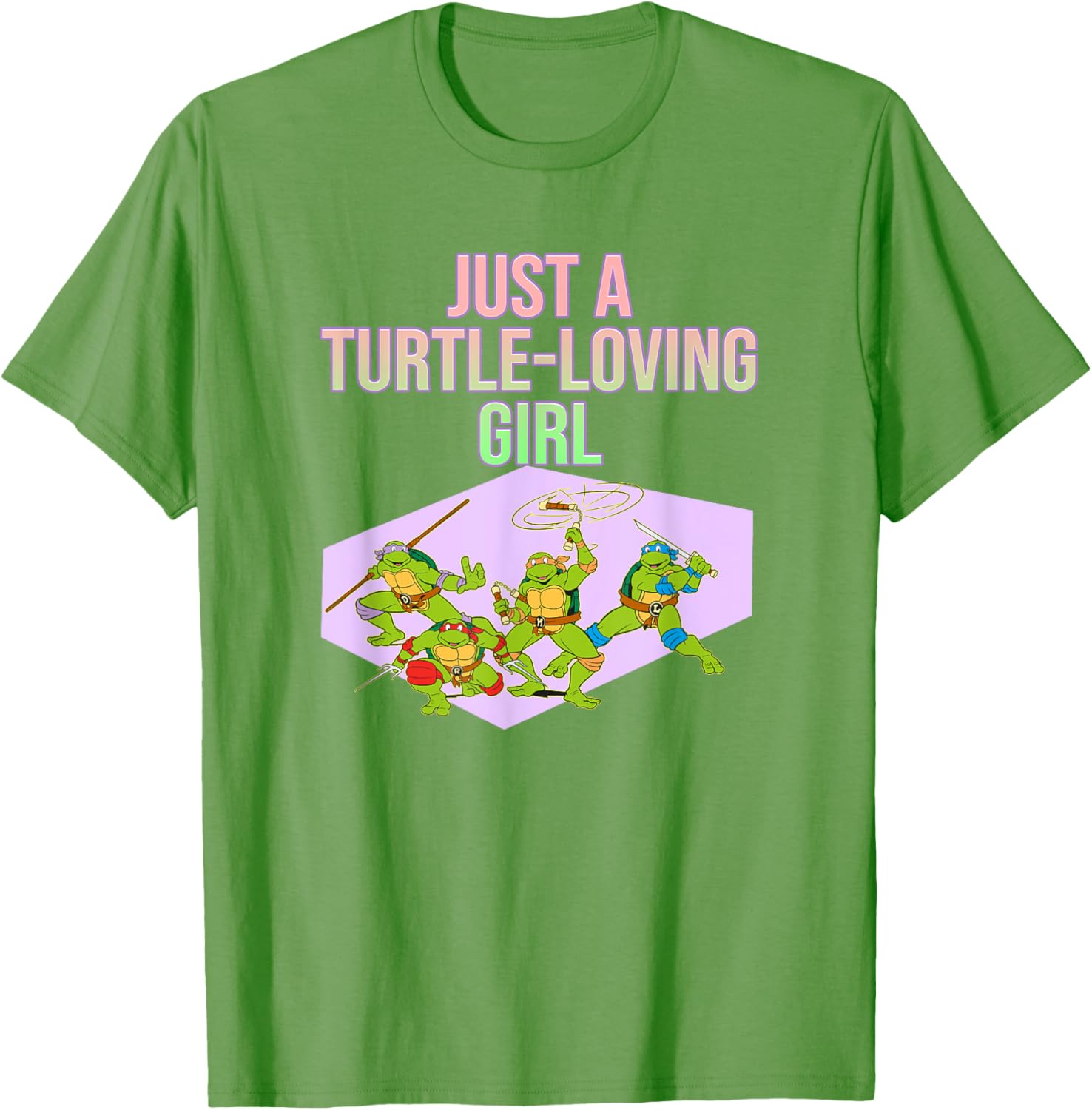 Mademark Teenage Mutant Ninja Turtles Turtle-Loving Girl T-Shirt - 7