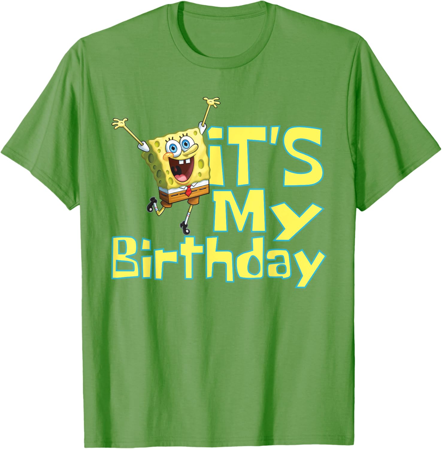 Mademark SpongeBob SquarePants It's My Birthday T-Shirt for Kids - 4