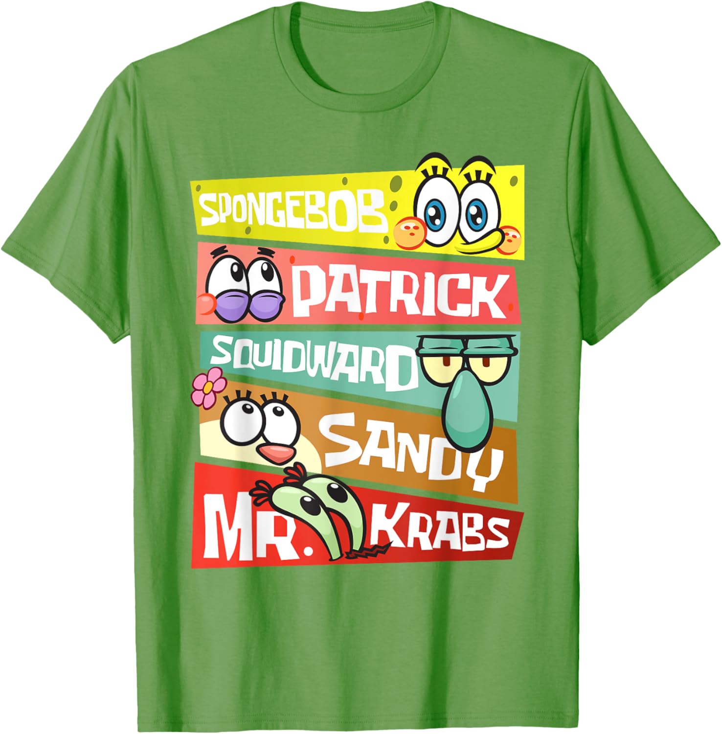 Mademark SpongeBob SquarePants T-Shirt Featuring Patrick, Squidward & Friends - 16