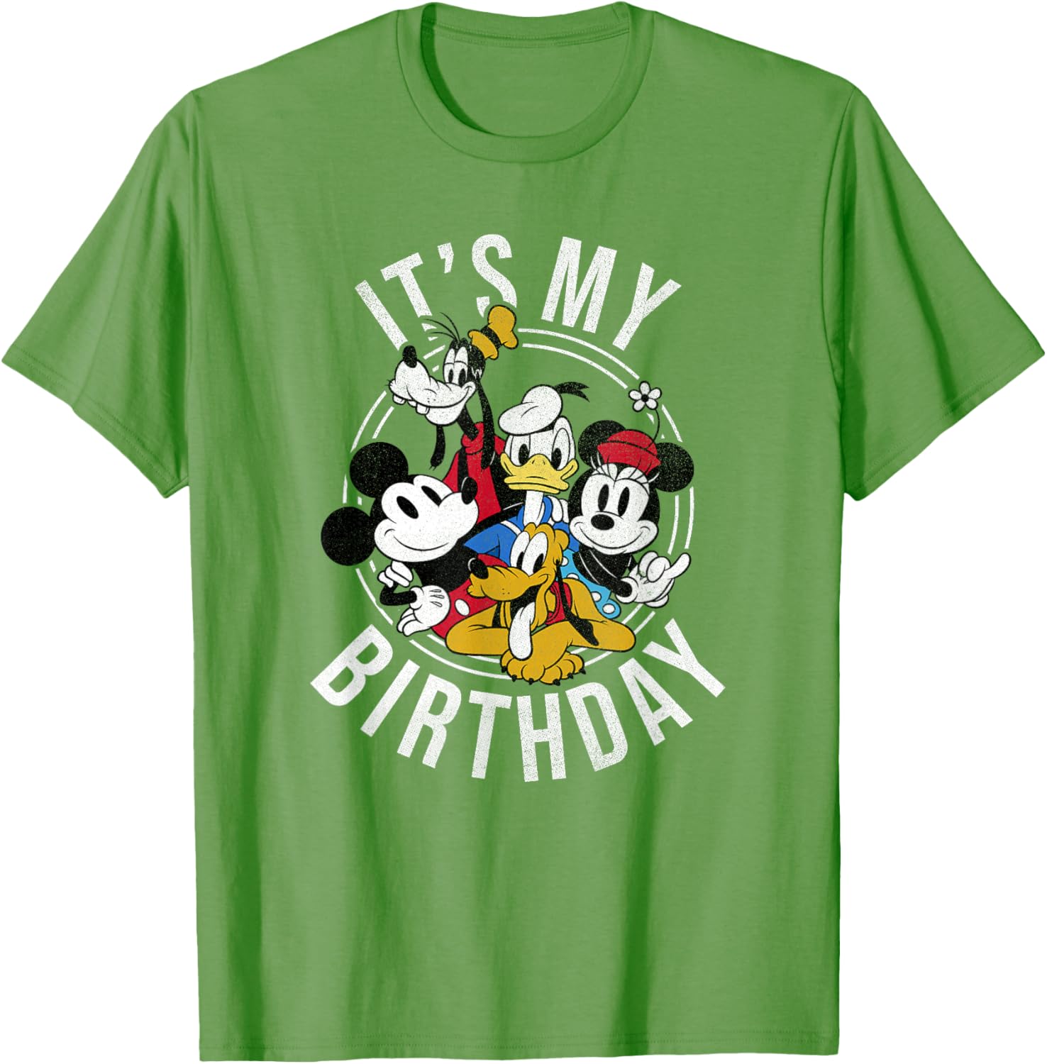 Disney Mickey and Friends Birthday Group T-Shirt for Kids and Adults - 12
