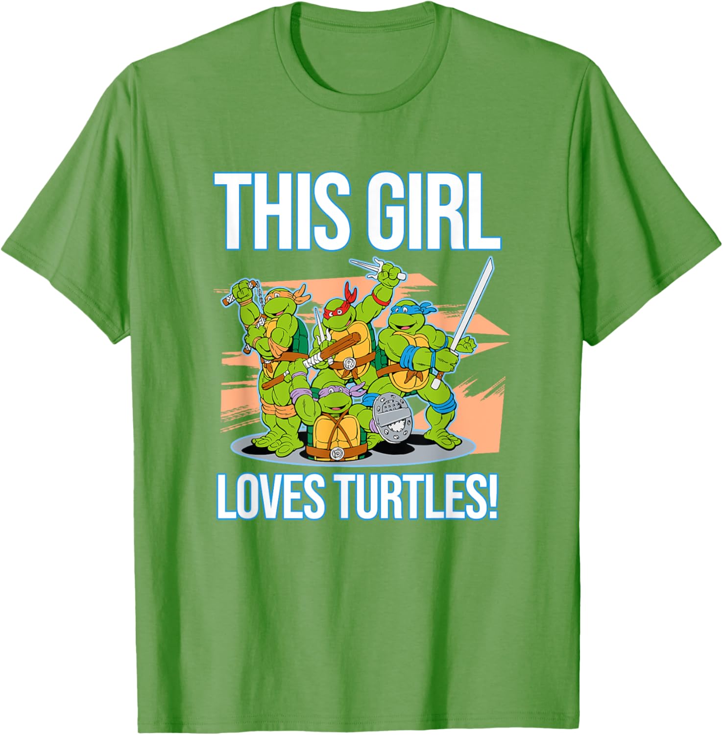 Mademark Teenage Mutant Ninja Turtles This Girl Loves Turtles T-Shirt - 8