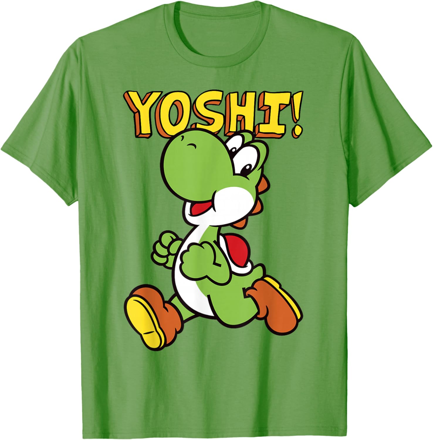 Super Mario Yoshi Intro Jump Graphic T-Shirt for Fans of All Ages - 4