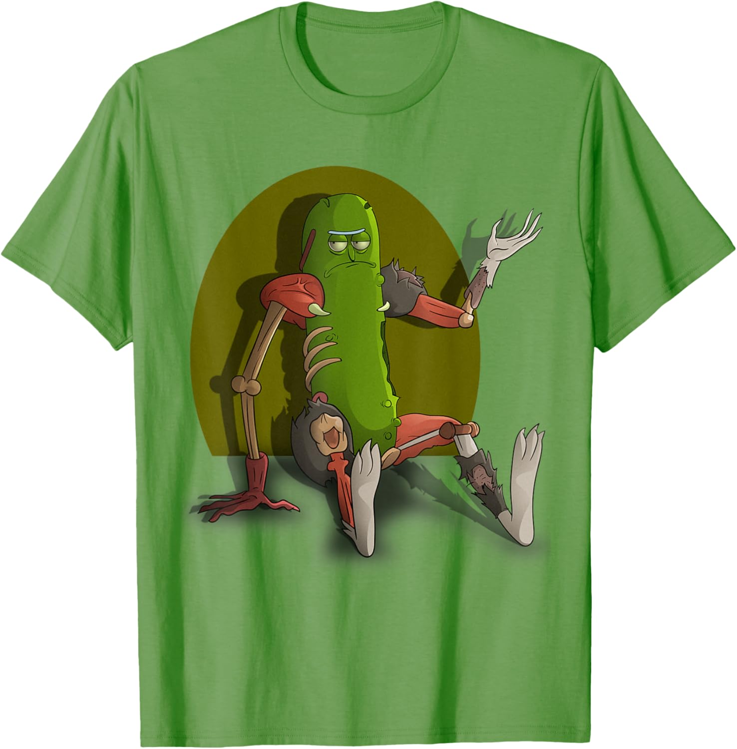 Mademark x Rick and Morty Pickle Rick Interview T-Shirt for Fans - 8