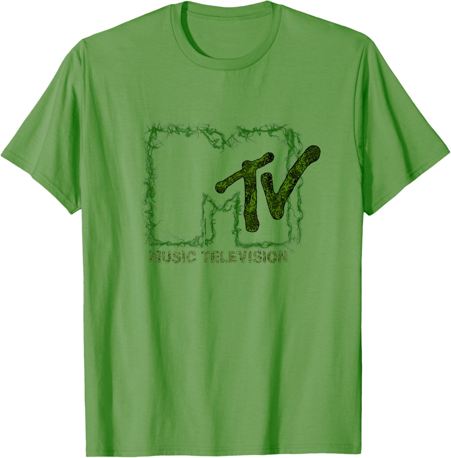 Mademark x MTV Eco-Friendly T-Shirt with Electric Green Logo Design - 7