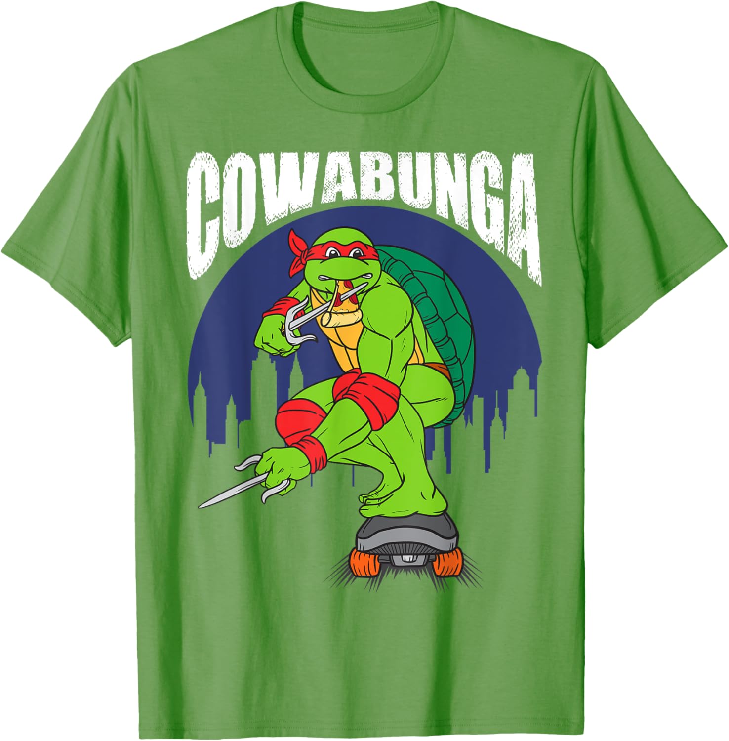 Mademark Teenage Mutant Ninja Turtles Cowabunga Raphael Pizza T-Shirt - 9