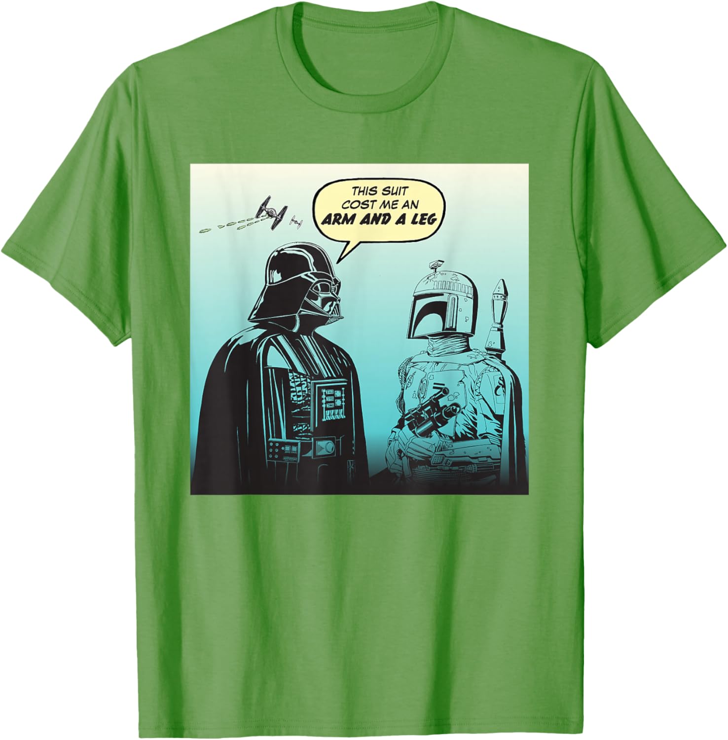 Star Wars Funny Darth Vader and Boba Fett Comic T-Shirt for Fans - 21