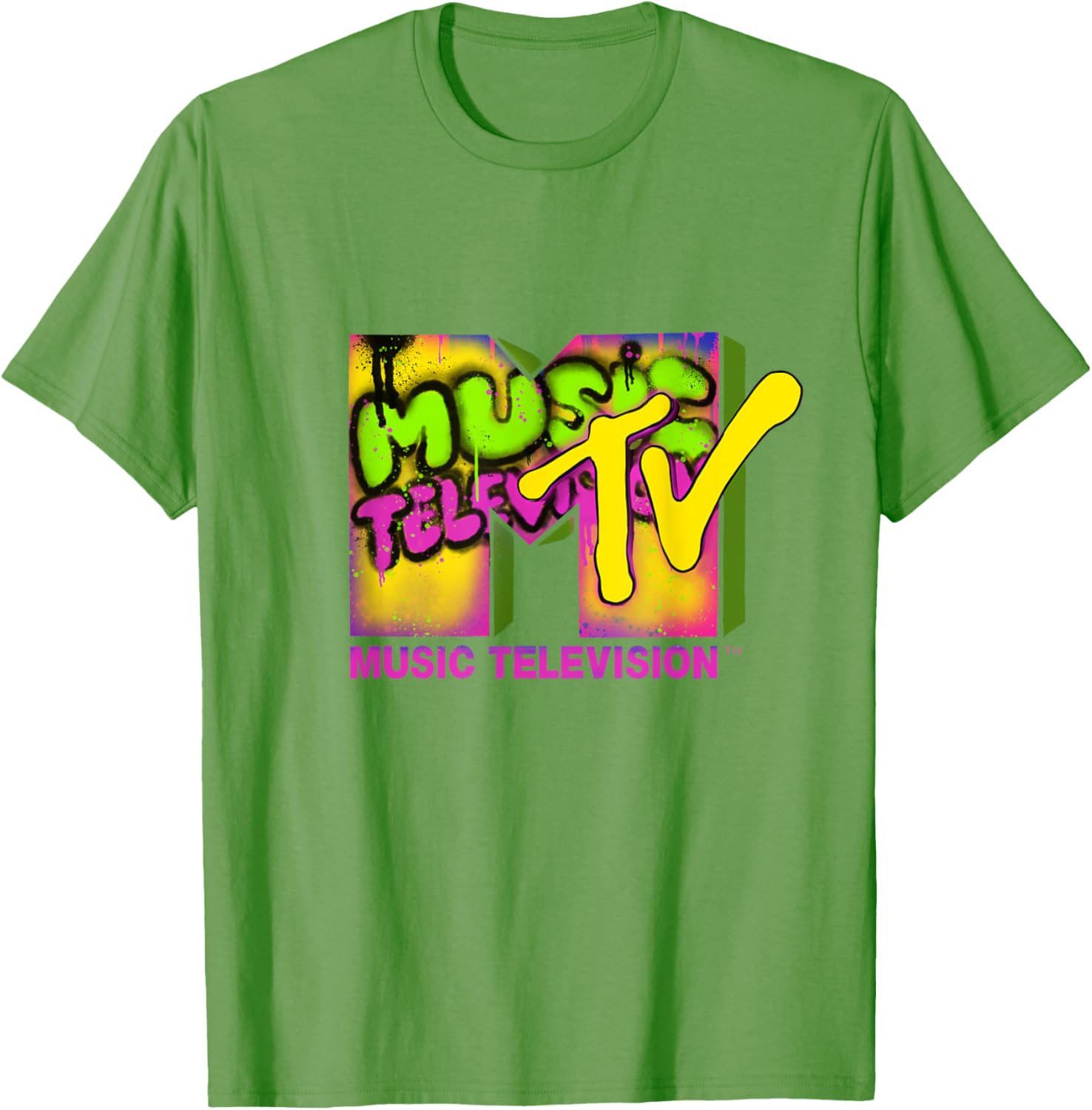 Mademark x MTV Official Logo Graffiti Tag T-Shirt for Music Lovers - 19